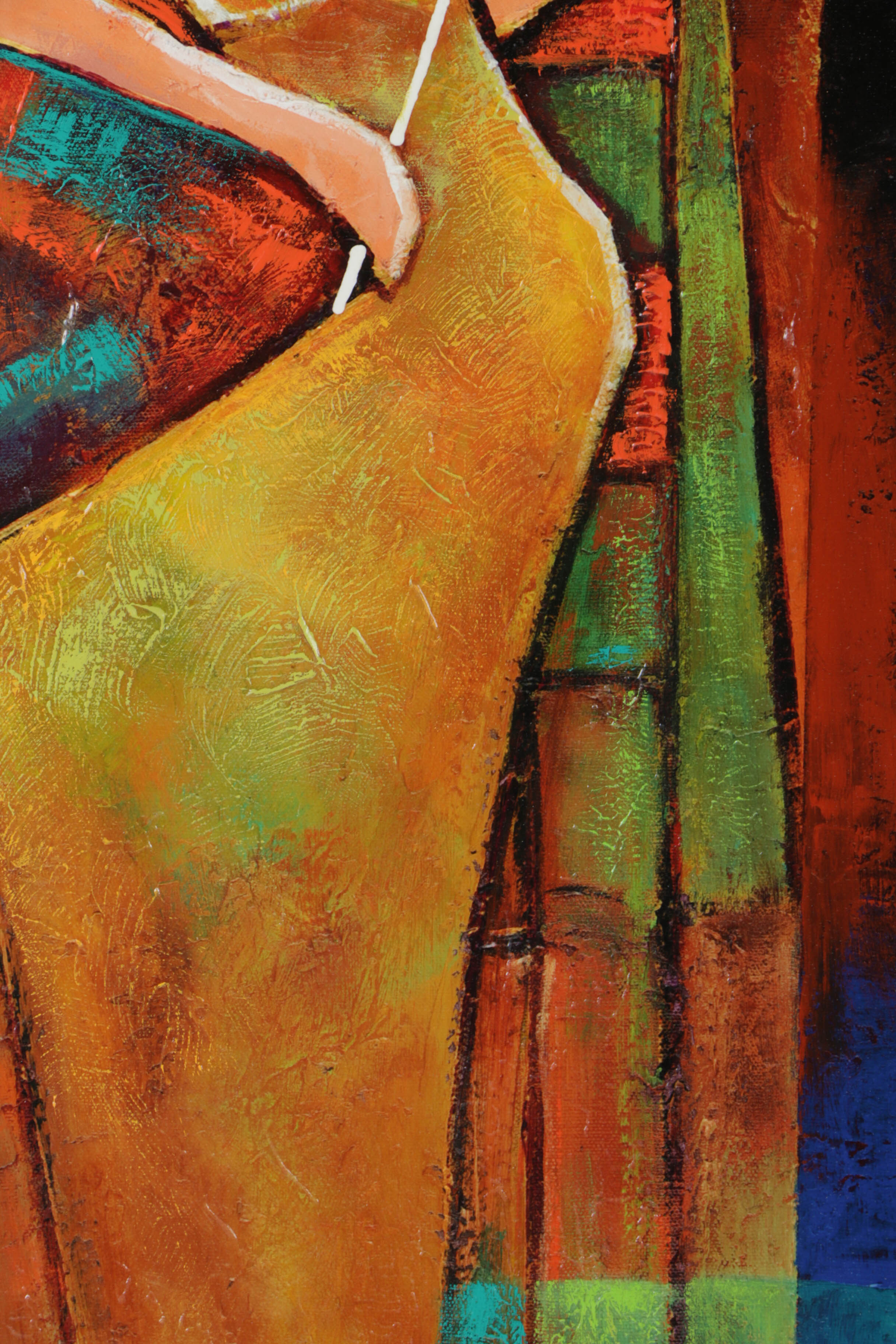 Charles Lee Limited Edition Embellished Giclée on Canvas "Night Music I"