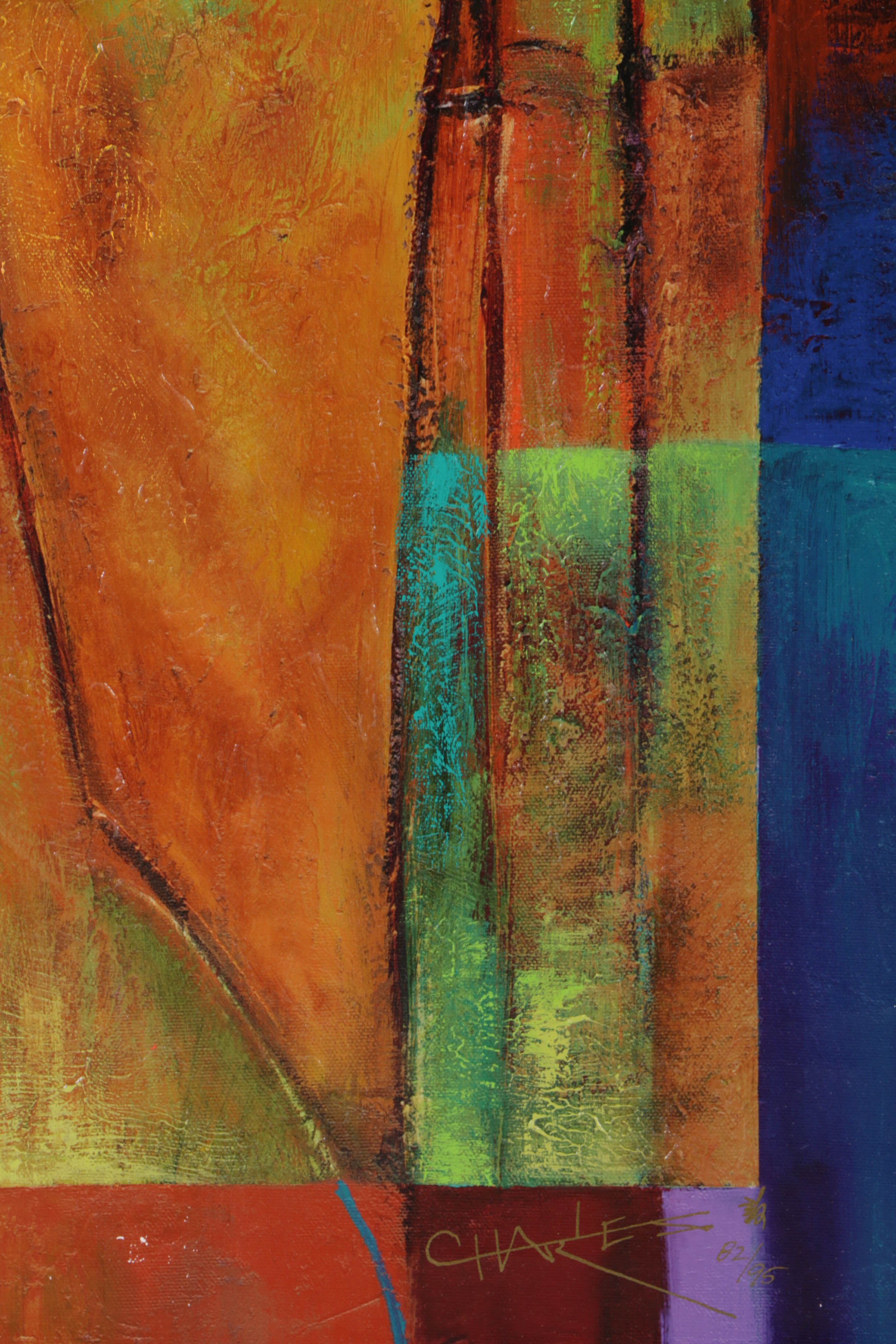 Charles Lee Limited Edition Embellished Giclée on Canvas "Night Music I"