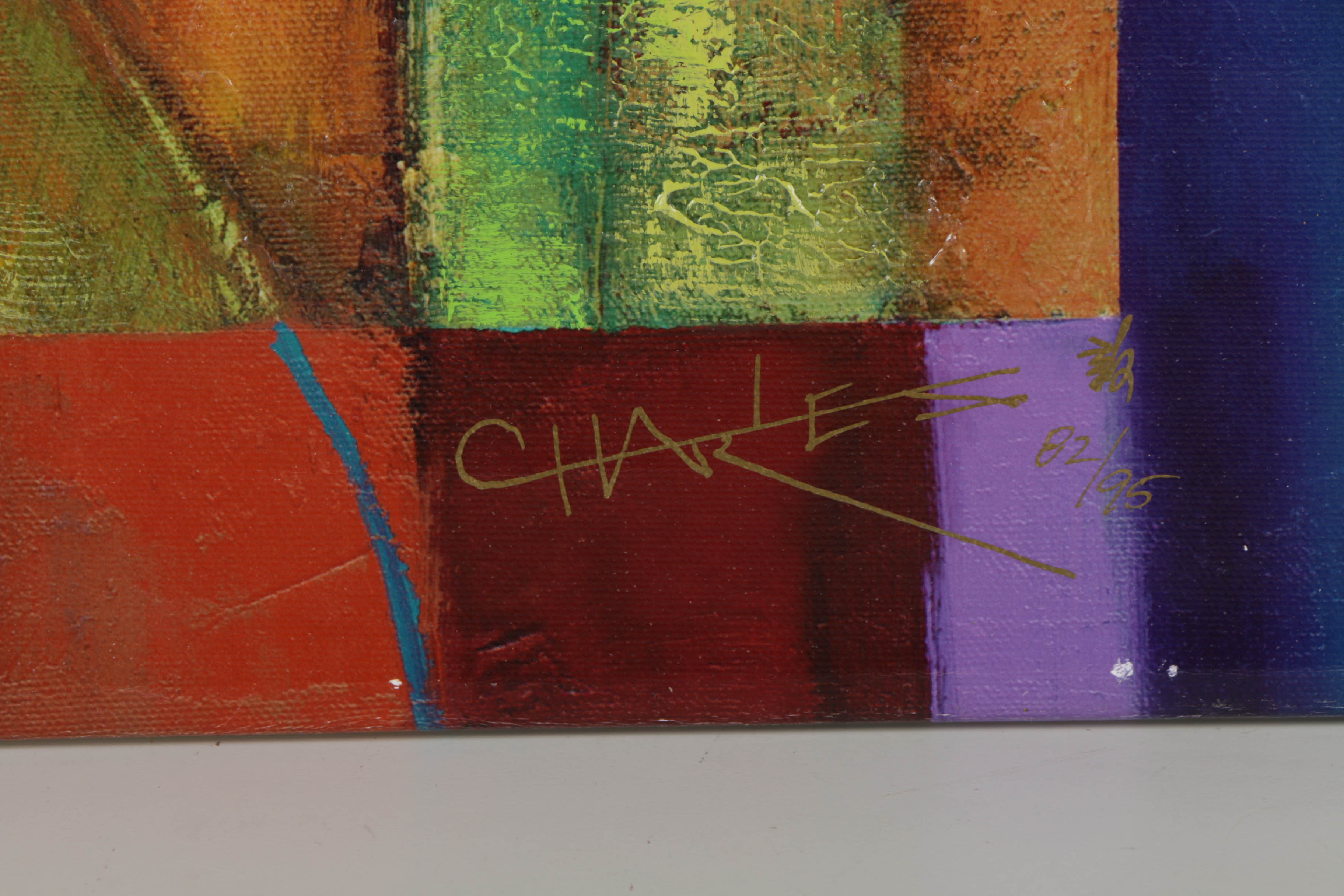 Charles Lee Limited Edition Embellished Giclée on Canvas "Night Music I"