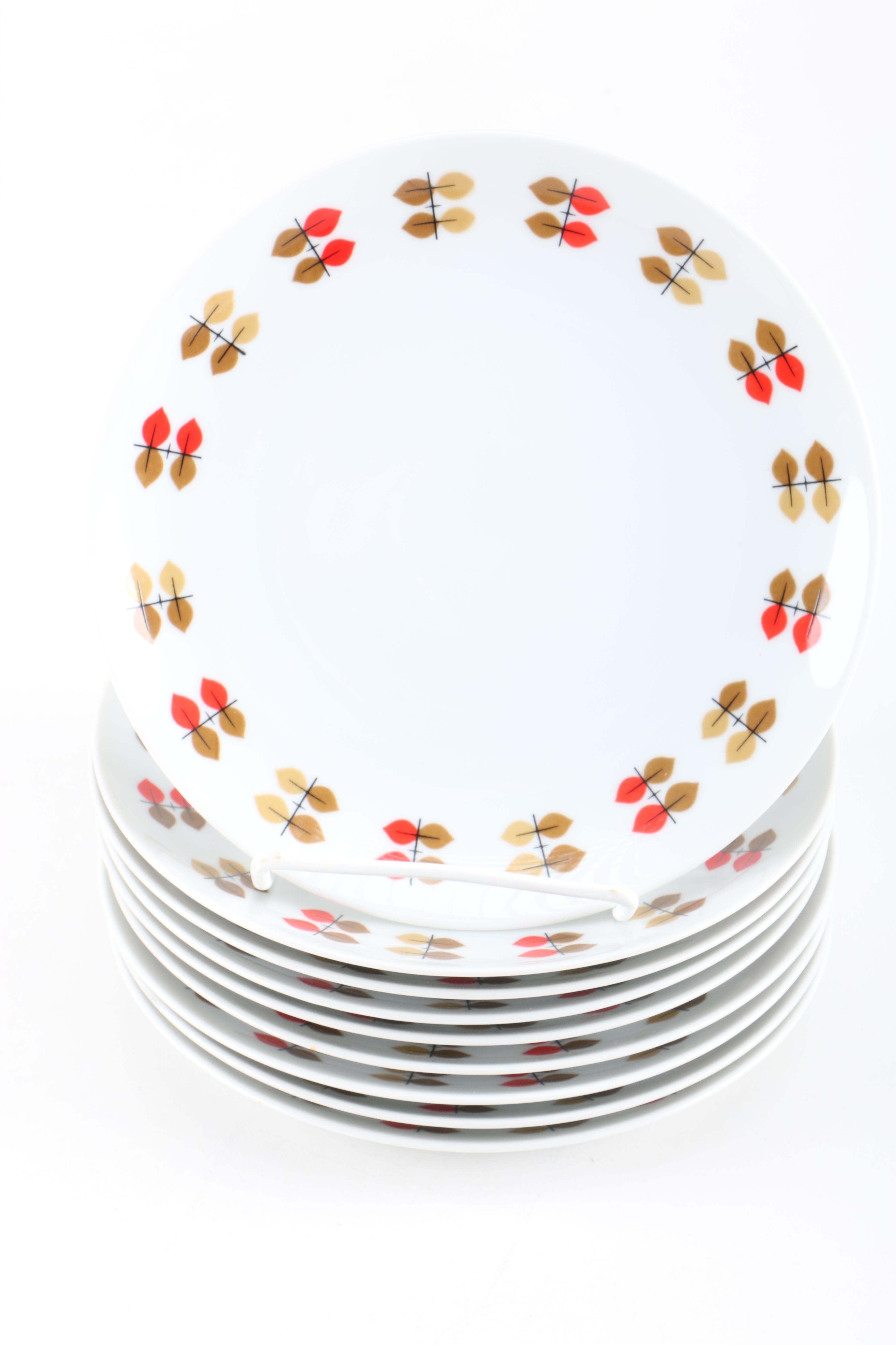 Mikasa "Happy Time" and "Mandarin Red" Tableware