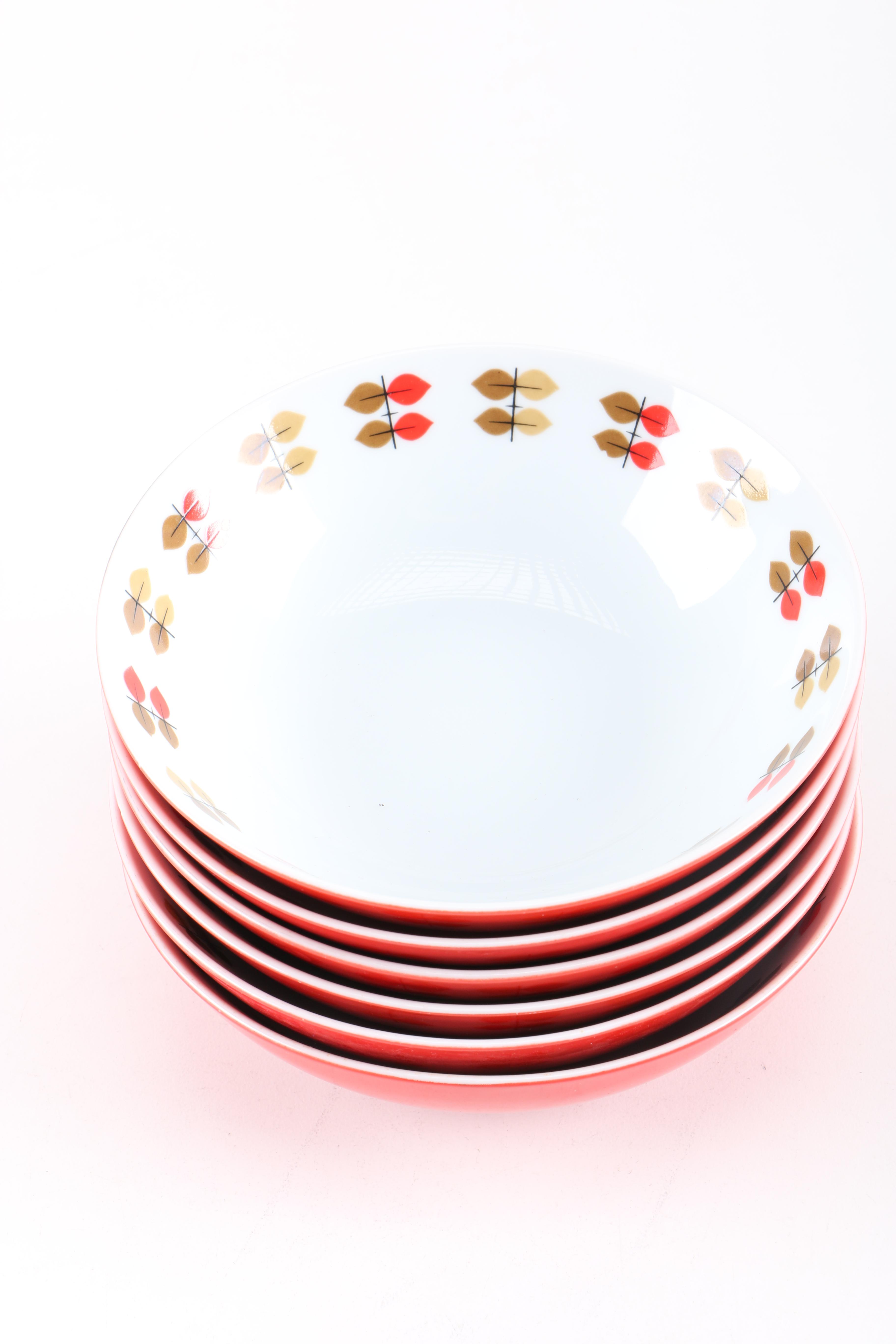 Mikasa "Happy Time" and "Mandarin Red" Tableware