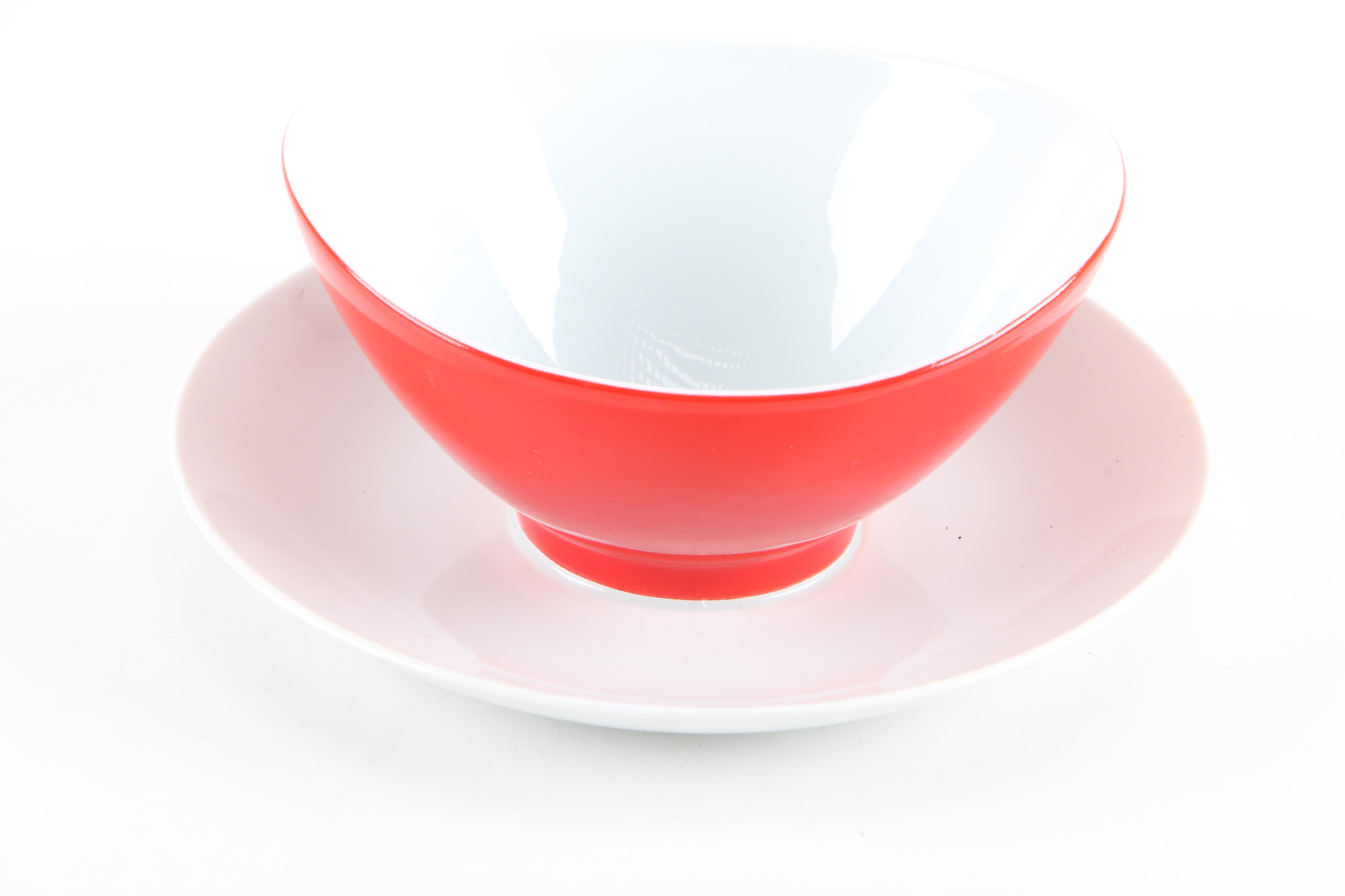 Mikasa "Happy Time" and "Mandarin Red" Tableware