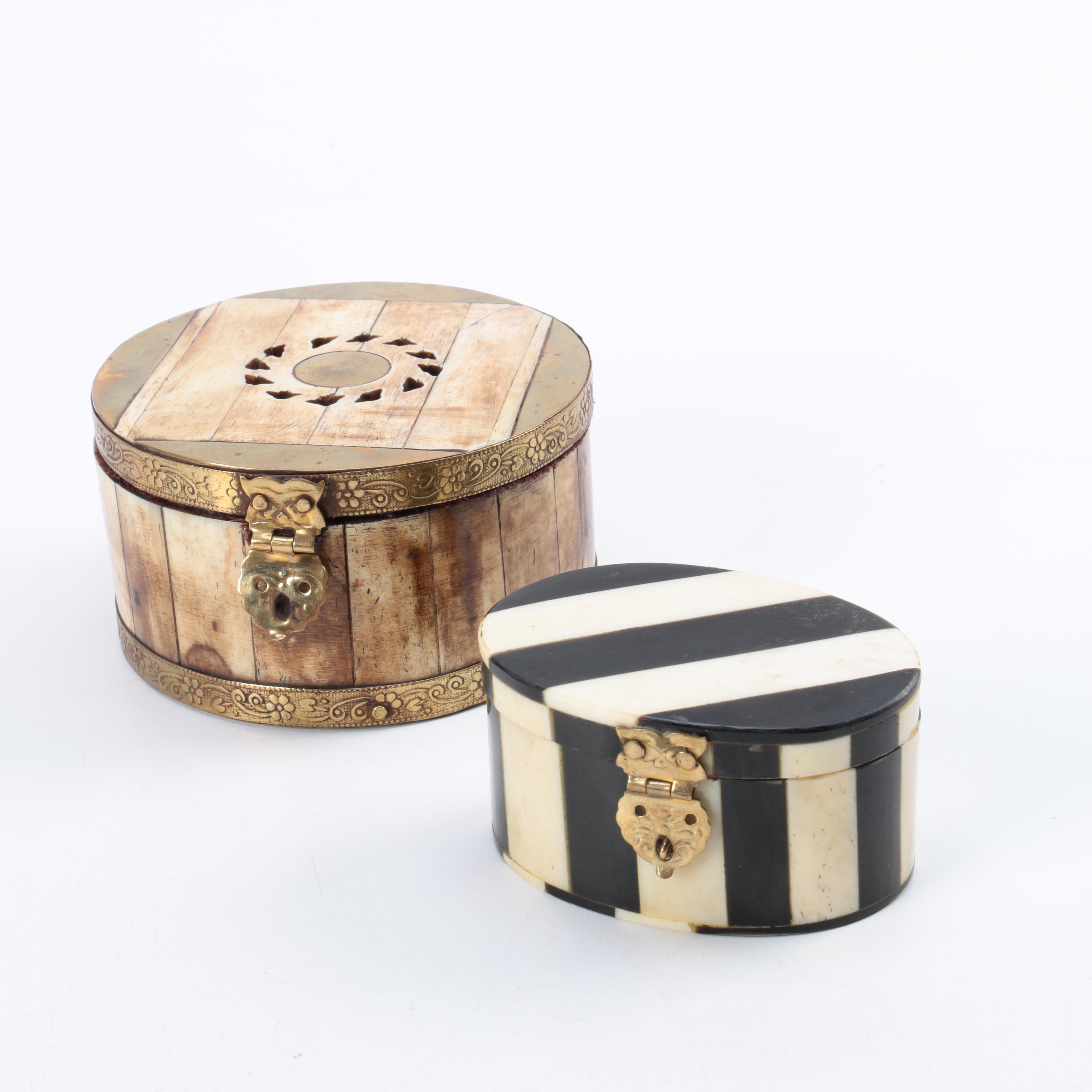 Collection of Latched Boxes