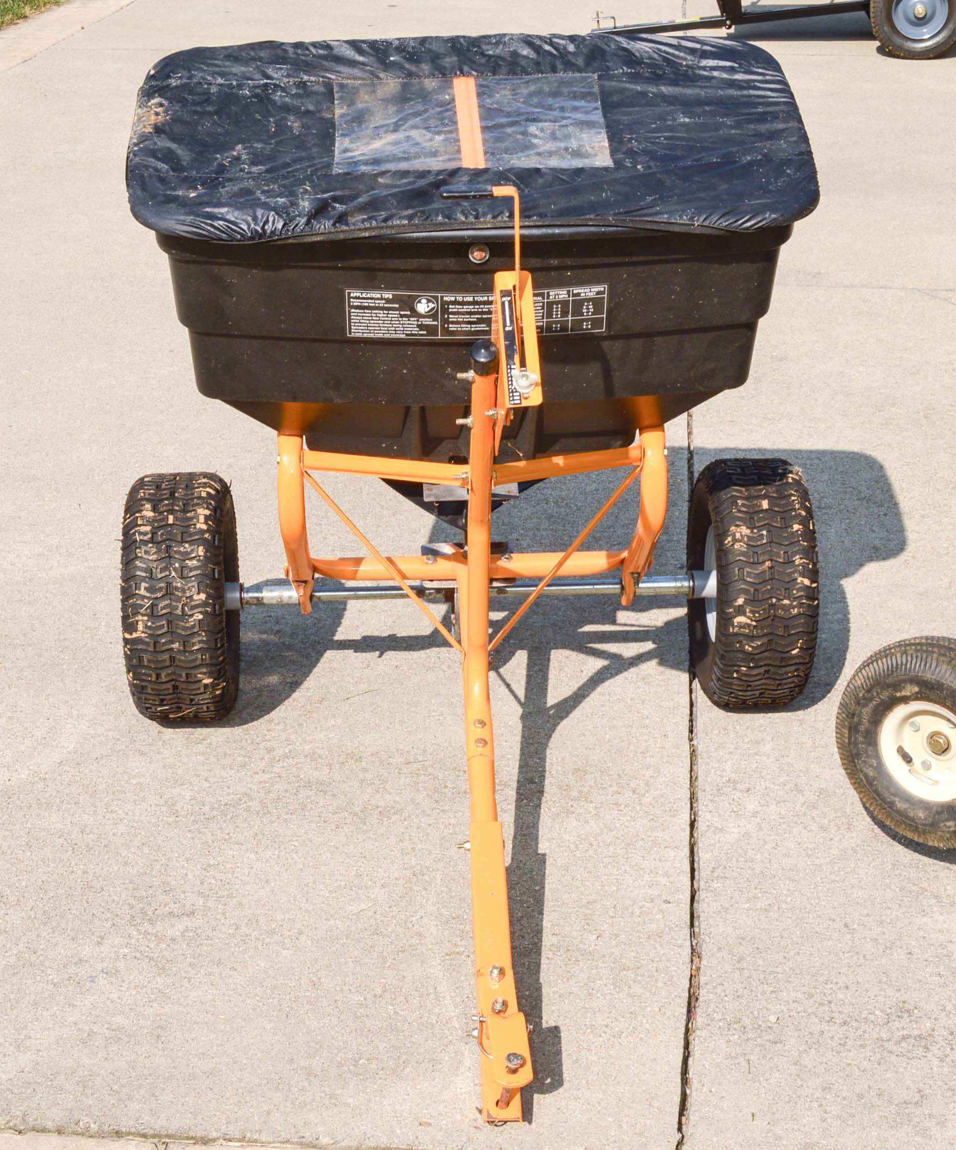 Lawn Aerator and Craftsman Professional Spreader