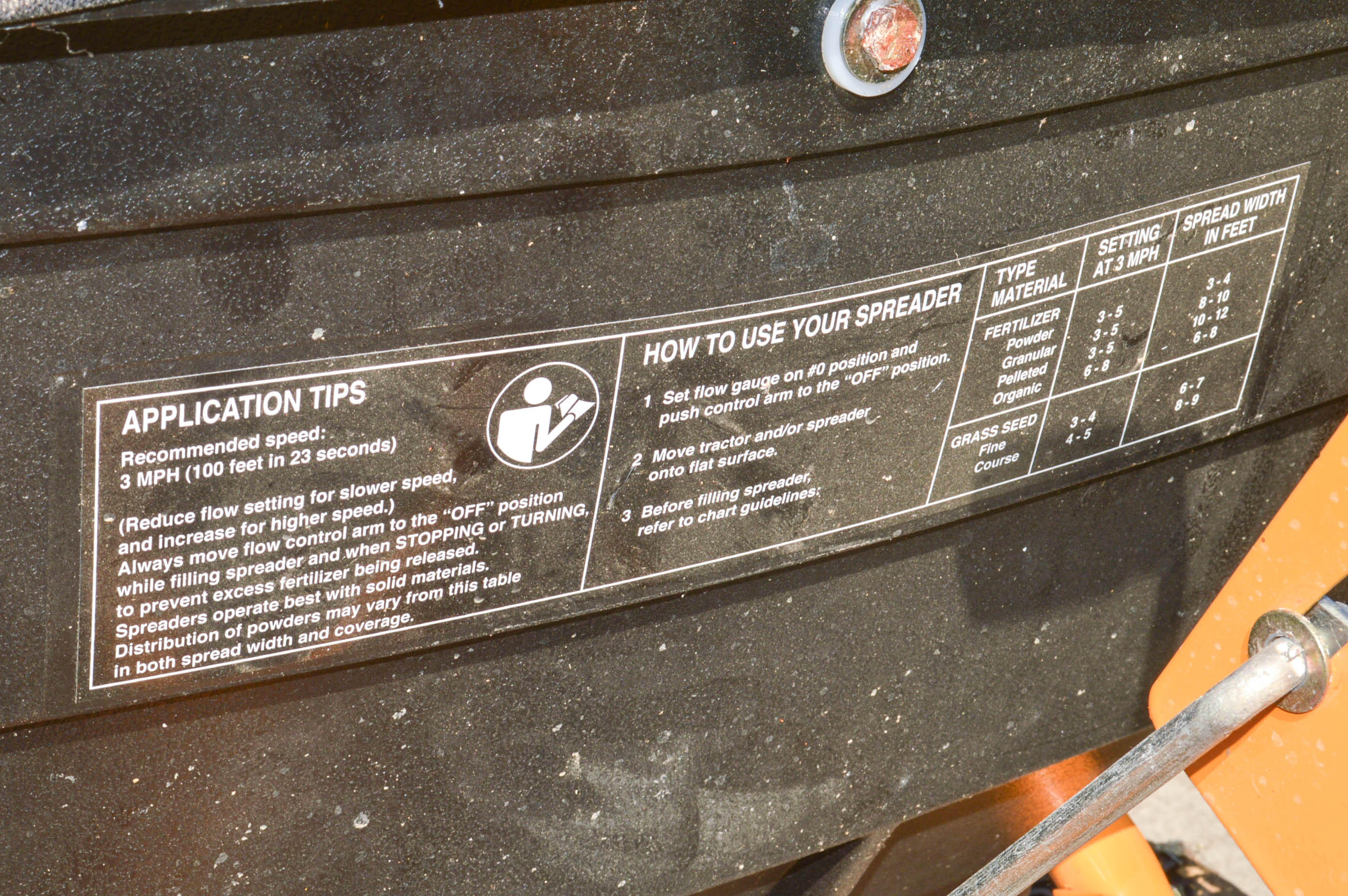 Lawn Aerator and Craftsman Professional Spreader