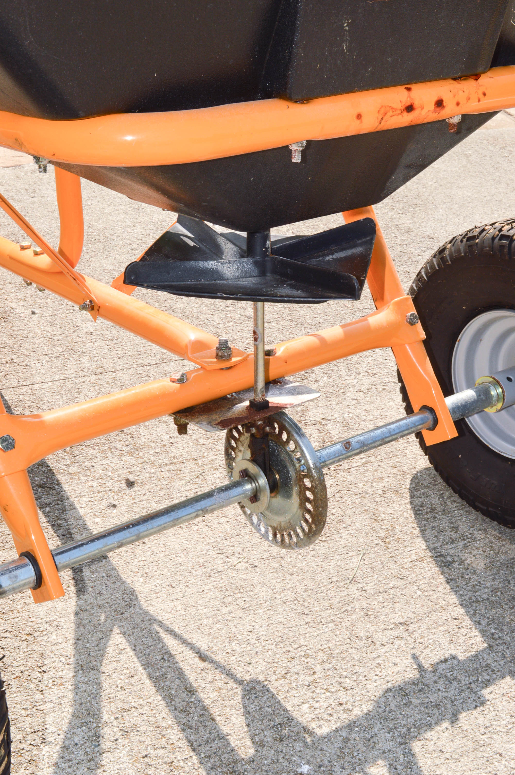 Lawn Aerator and Craftsman Professional Spreader