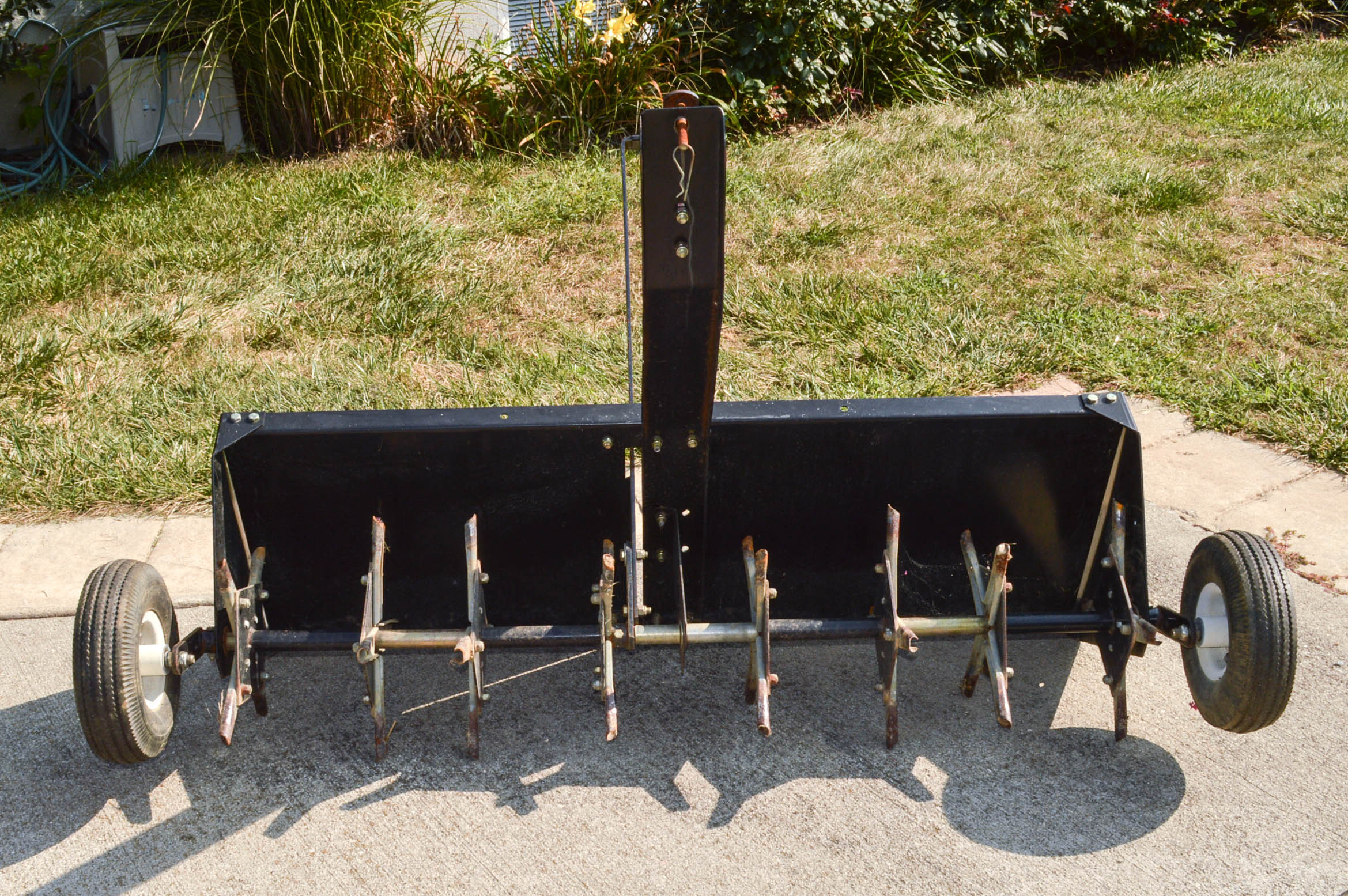 Lawn Aerator and Craftsman Professional Spreader