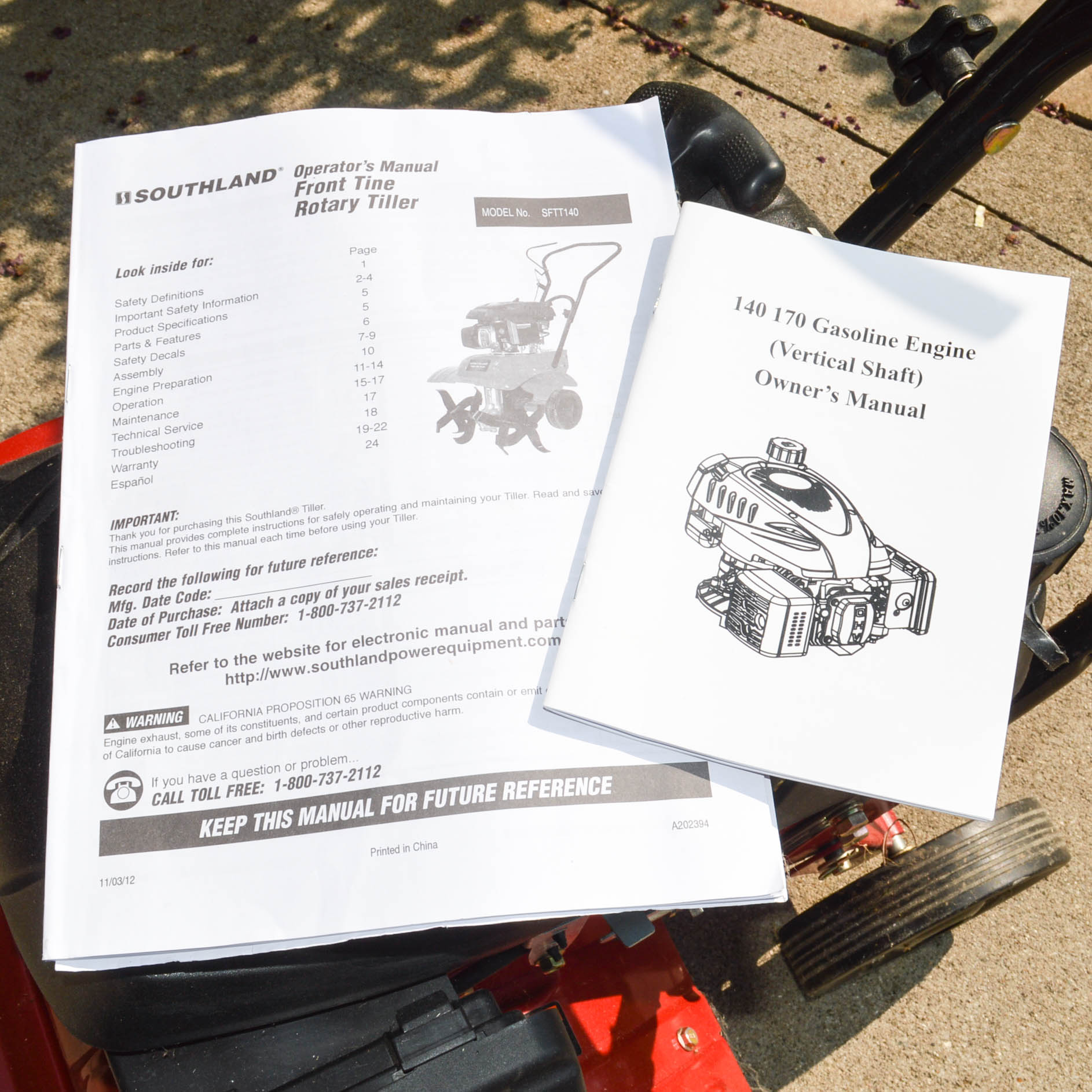 Southland Gas Engine Rotary Tiller