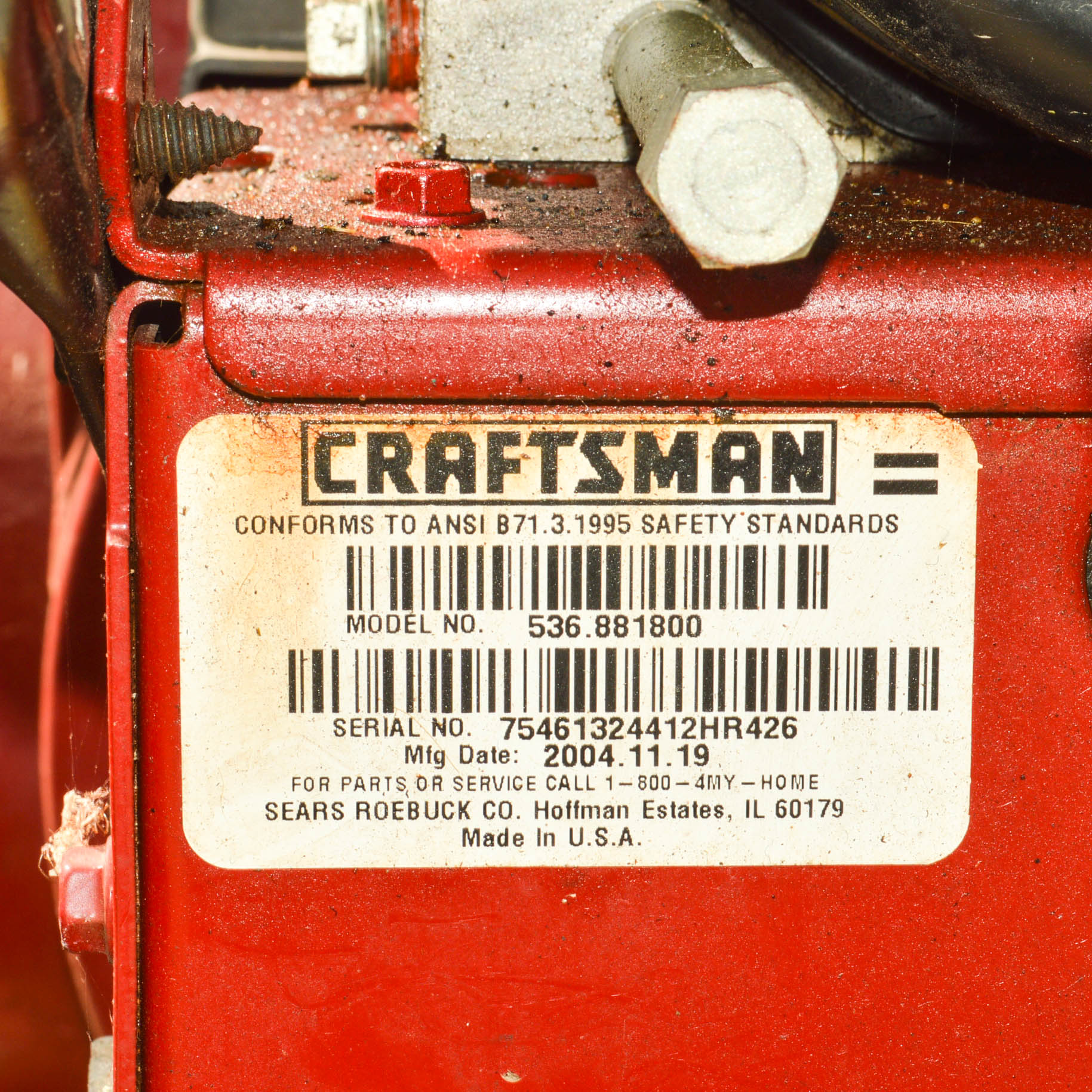 Craftsman Snow Thrower