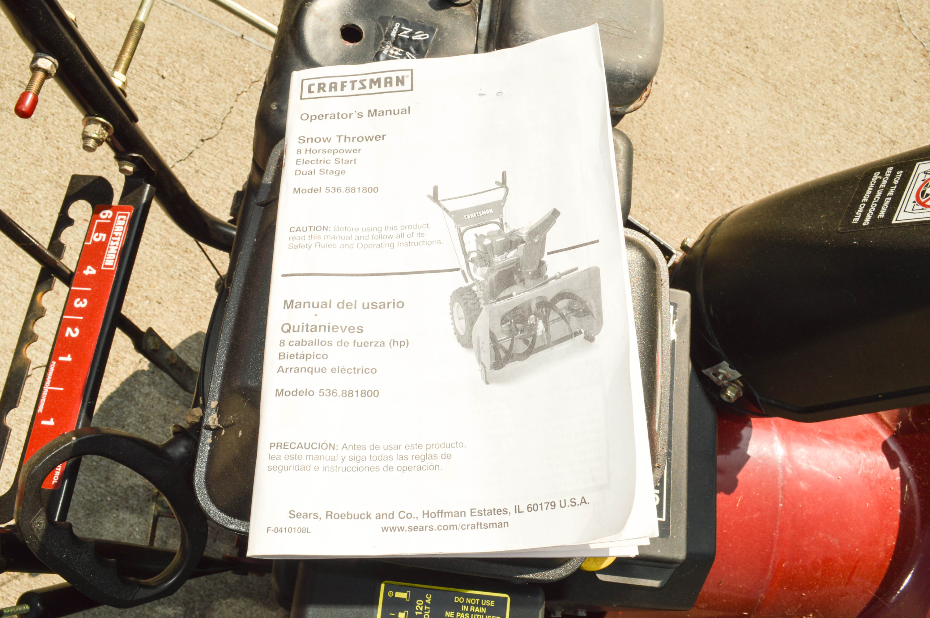 Craftsman Snow Thrower