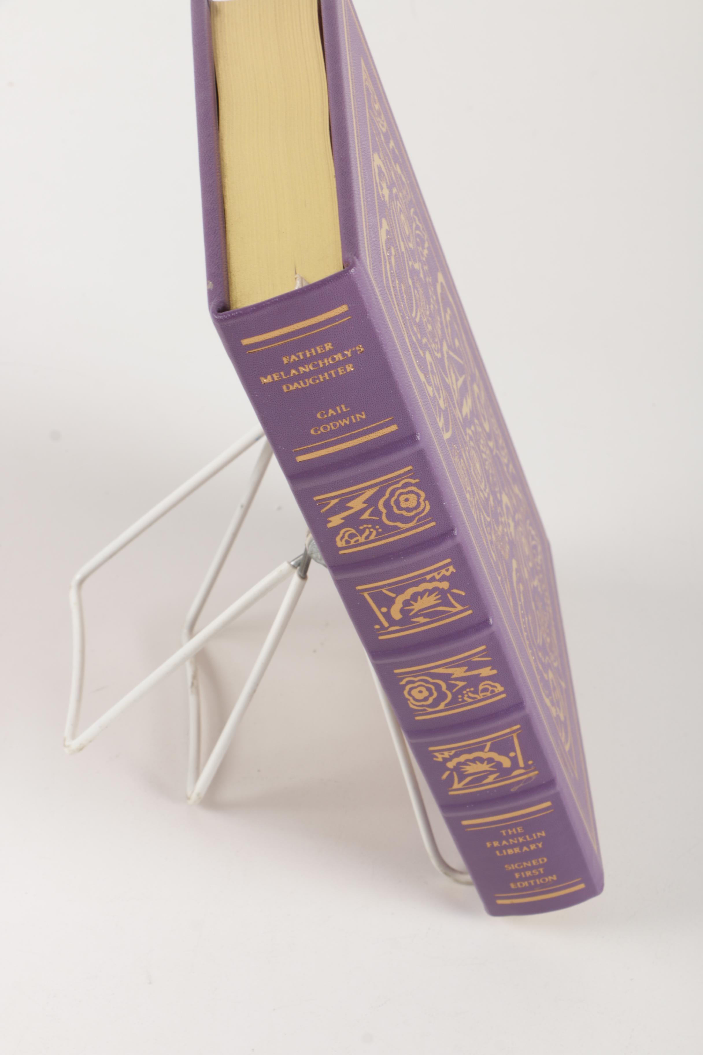 Signed Franklin Library Edition "Father Melancholy's Daughter" by Gail Godwin