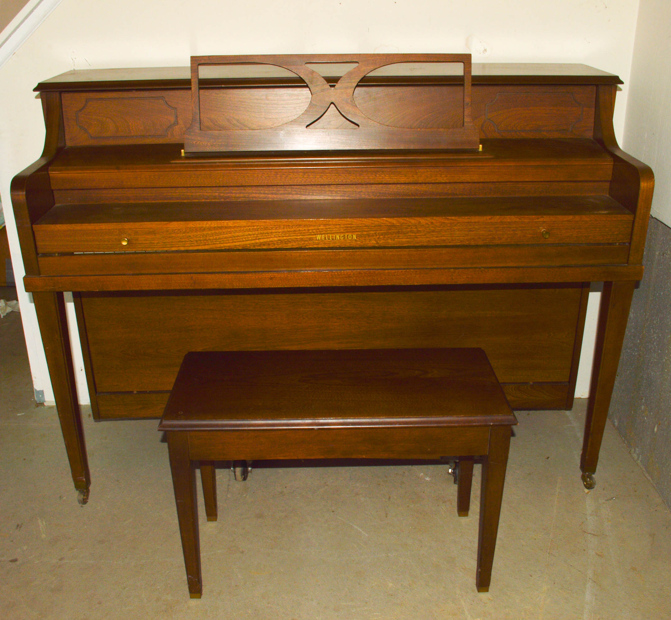 Aeolian Wellington Upright Studio Piano and Bench