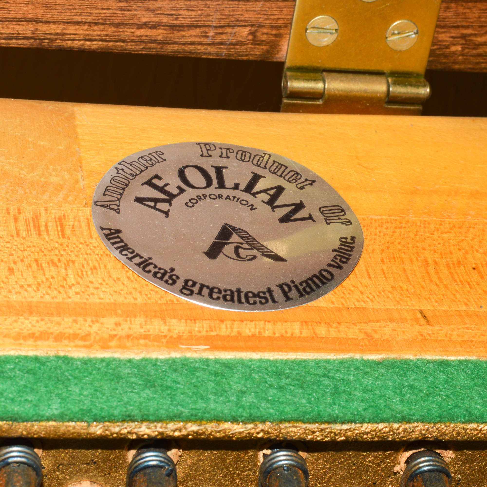 Aeolian Wellington Upright Studio Piano and Bench