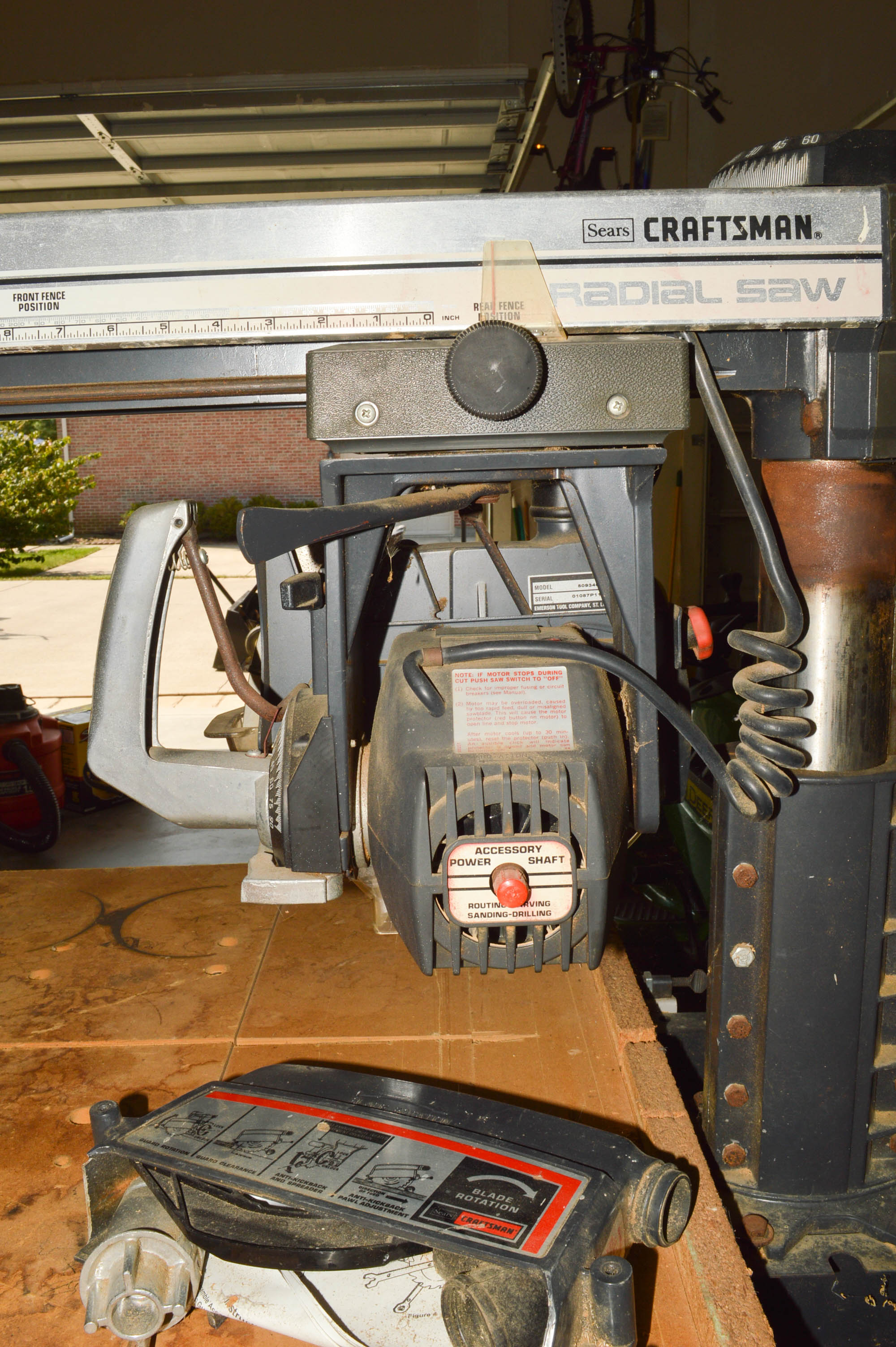 Craftsman Radial Saw