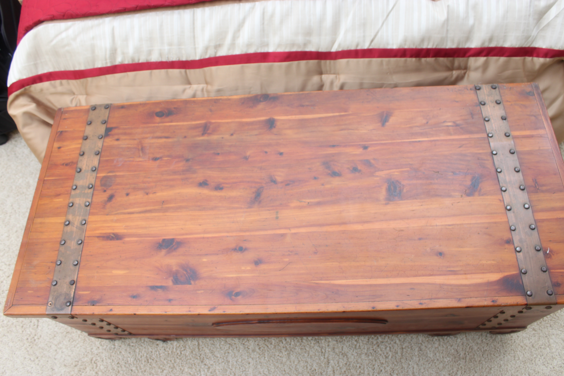 Vintage E.R. Co. Forest Park Line Cedar Chest