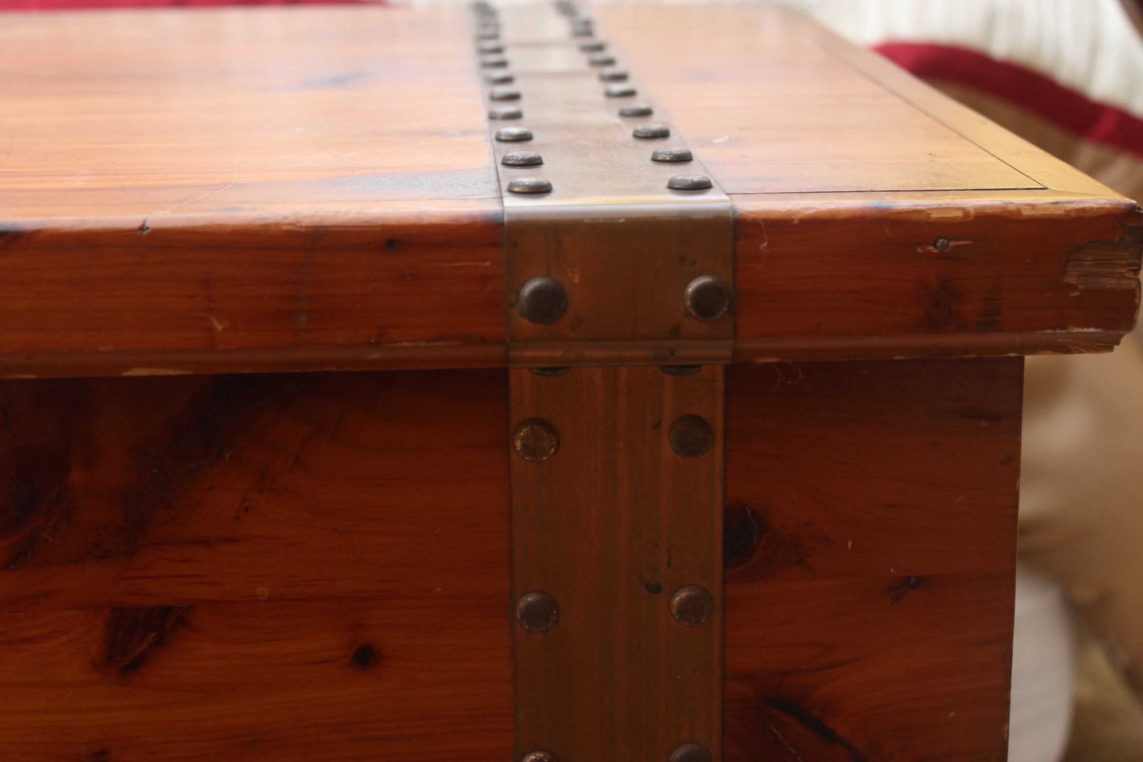 Vintage E.R. Co. Forest Park Line Cedar Chest