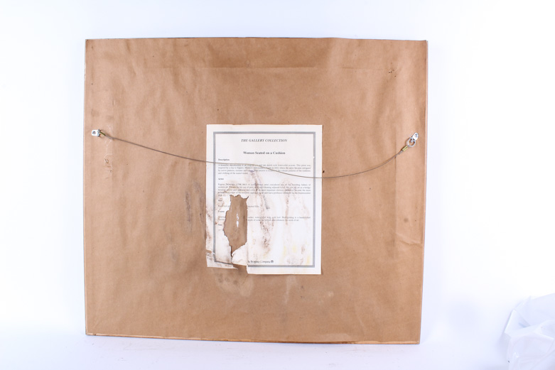 Reproduction Print After Eugene Delacroix "Mounay ben Sultan 1832"