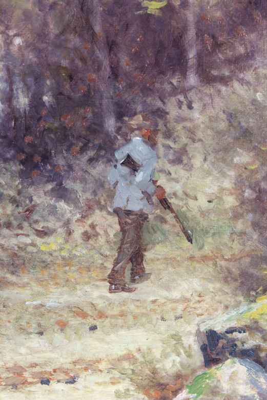 Milton H. Lowell Antique Oil Painting on Canvas