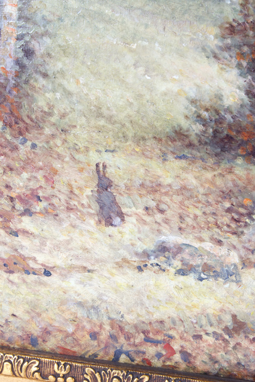 Milton H. Lowell Antique Oil Painting on Canvas