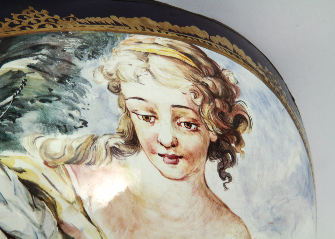 Painted Ceramic Wall Hanging