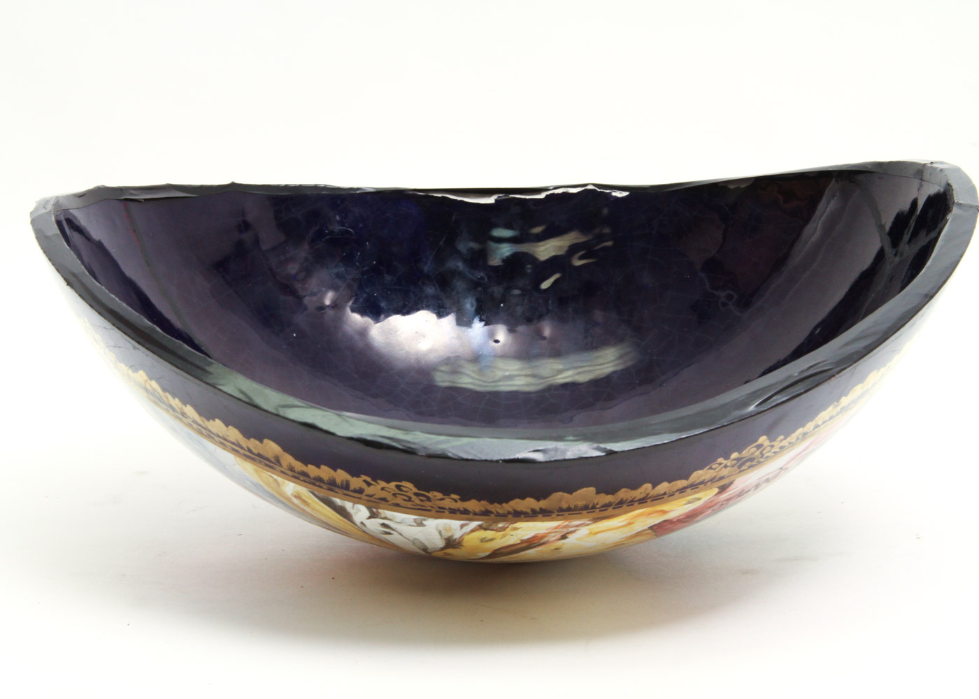 Painted Ceramic Wall Hanging