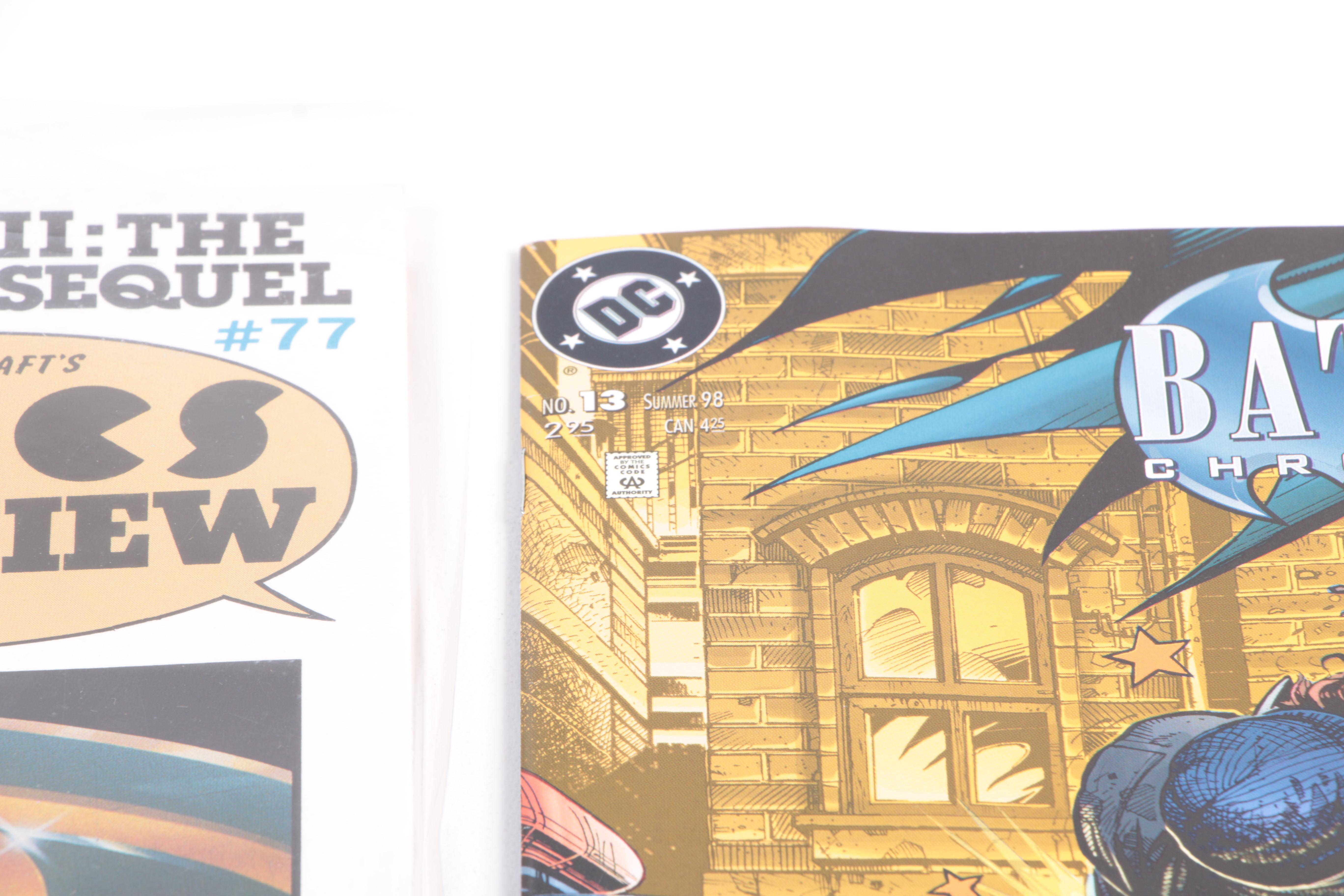 Bronze and Modern Age Batman Comics and Graphic Novels