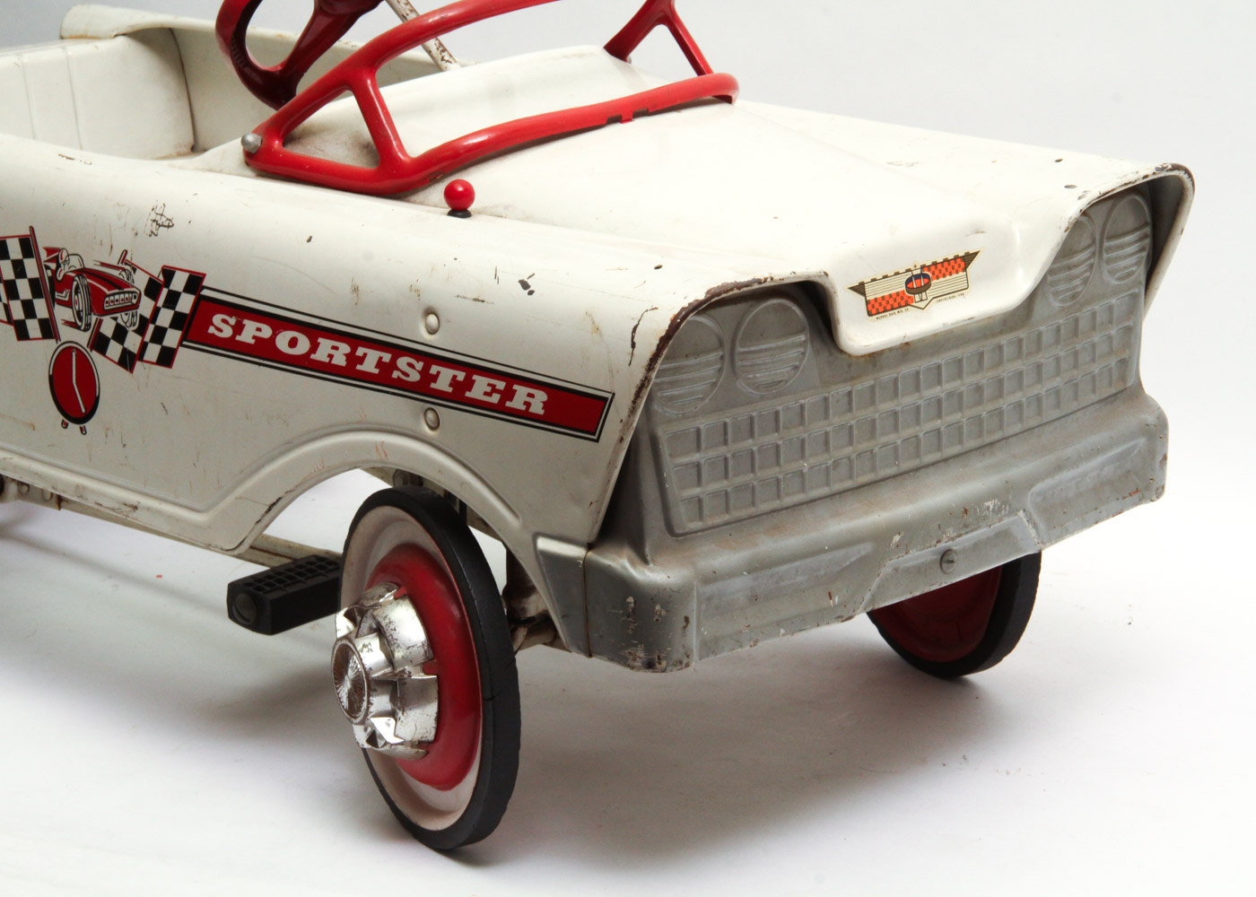 Vintage Metal Pedal Car