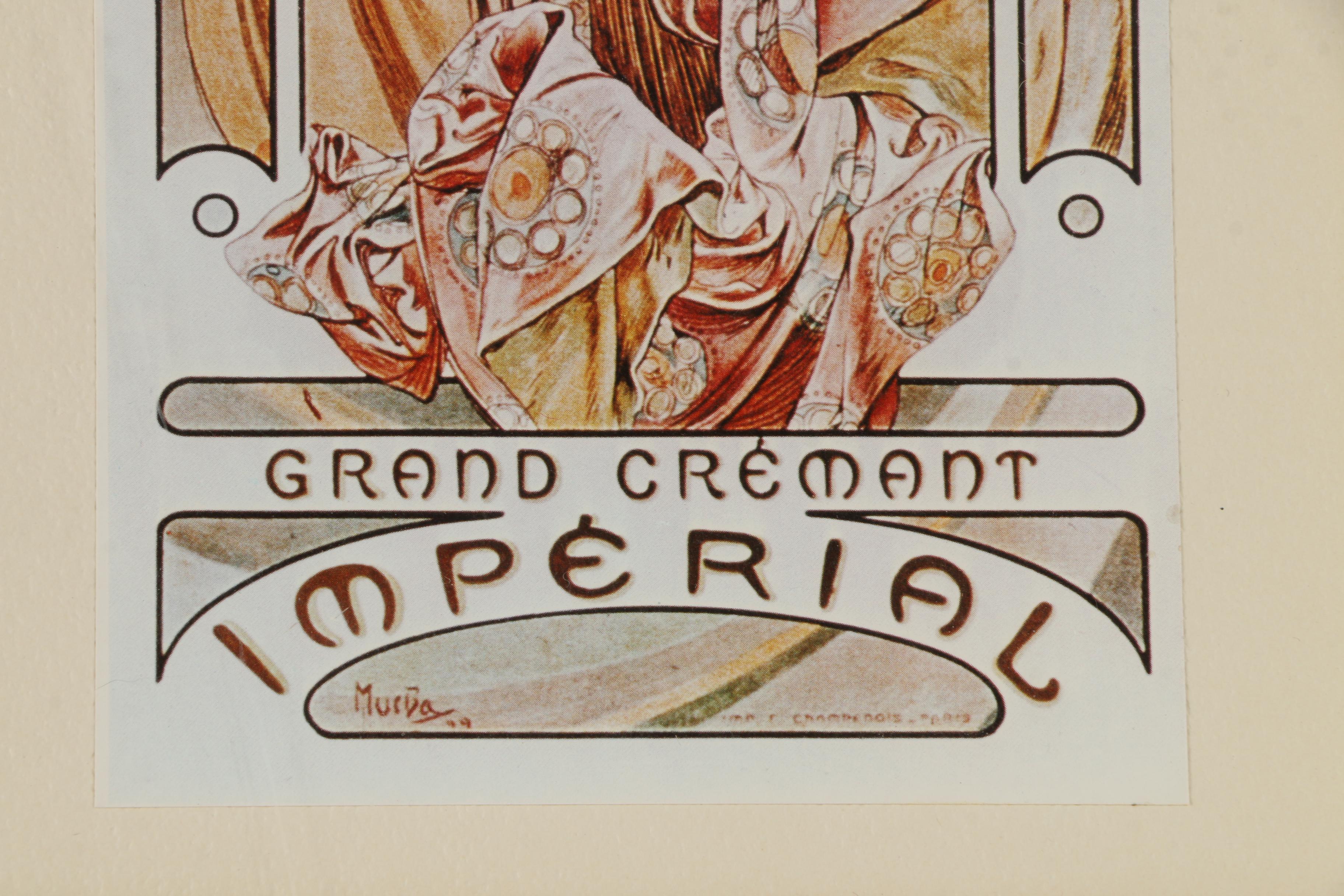 Offset Lithograph Posters After Alphonse Mucha Illustrations