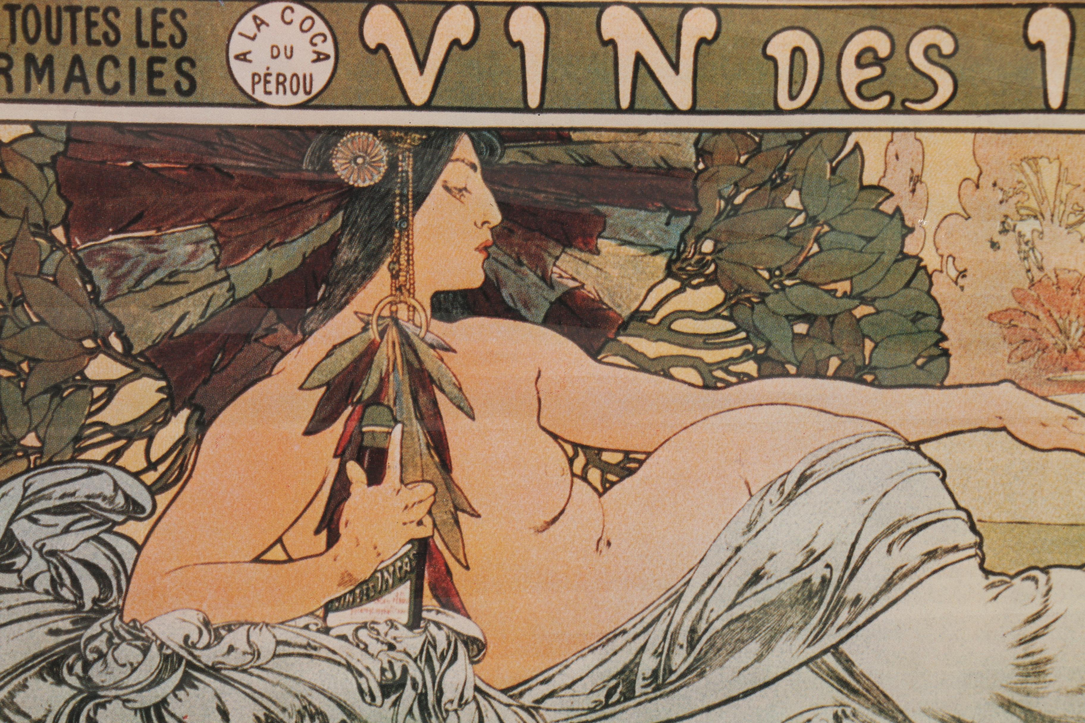 Offset Lithograph Posters After Alphonse Mucha Illustrations