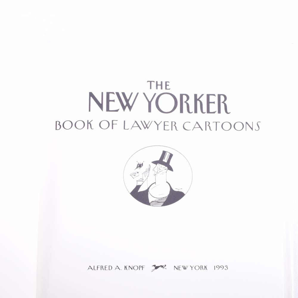 First Edition "The New Yorker Book of Lawyer Cartoons"