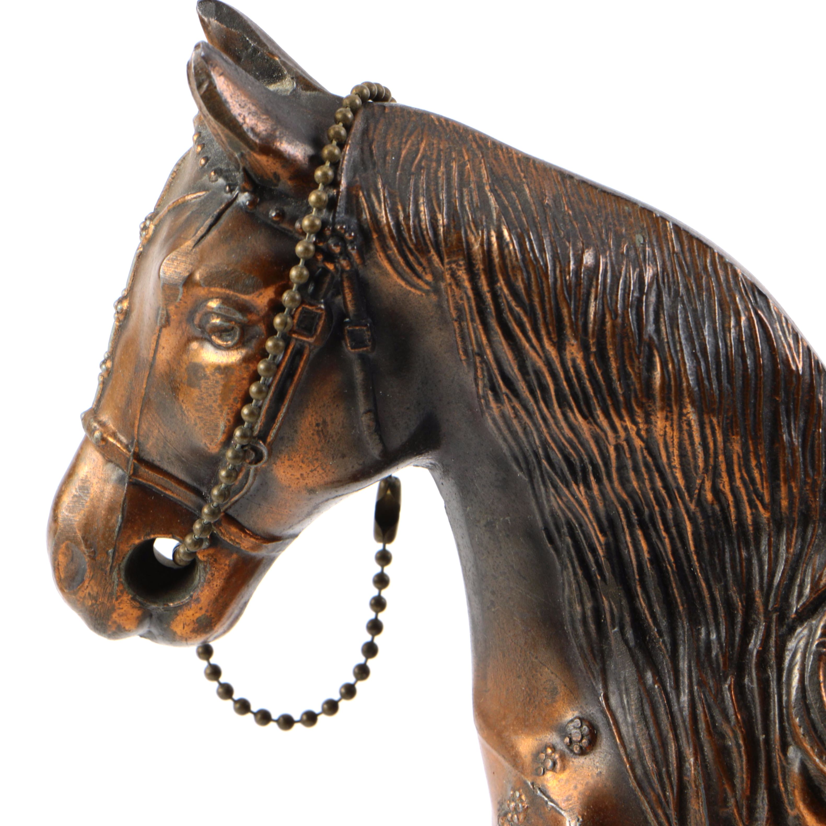 Cast Metal Horse Figurine