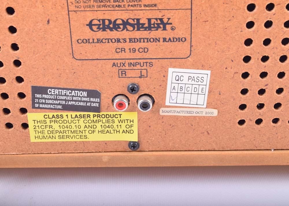 Crosley Vintage Style Radio and CD Player