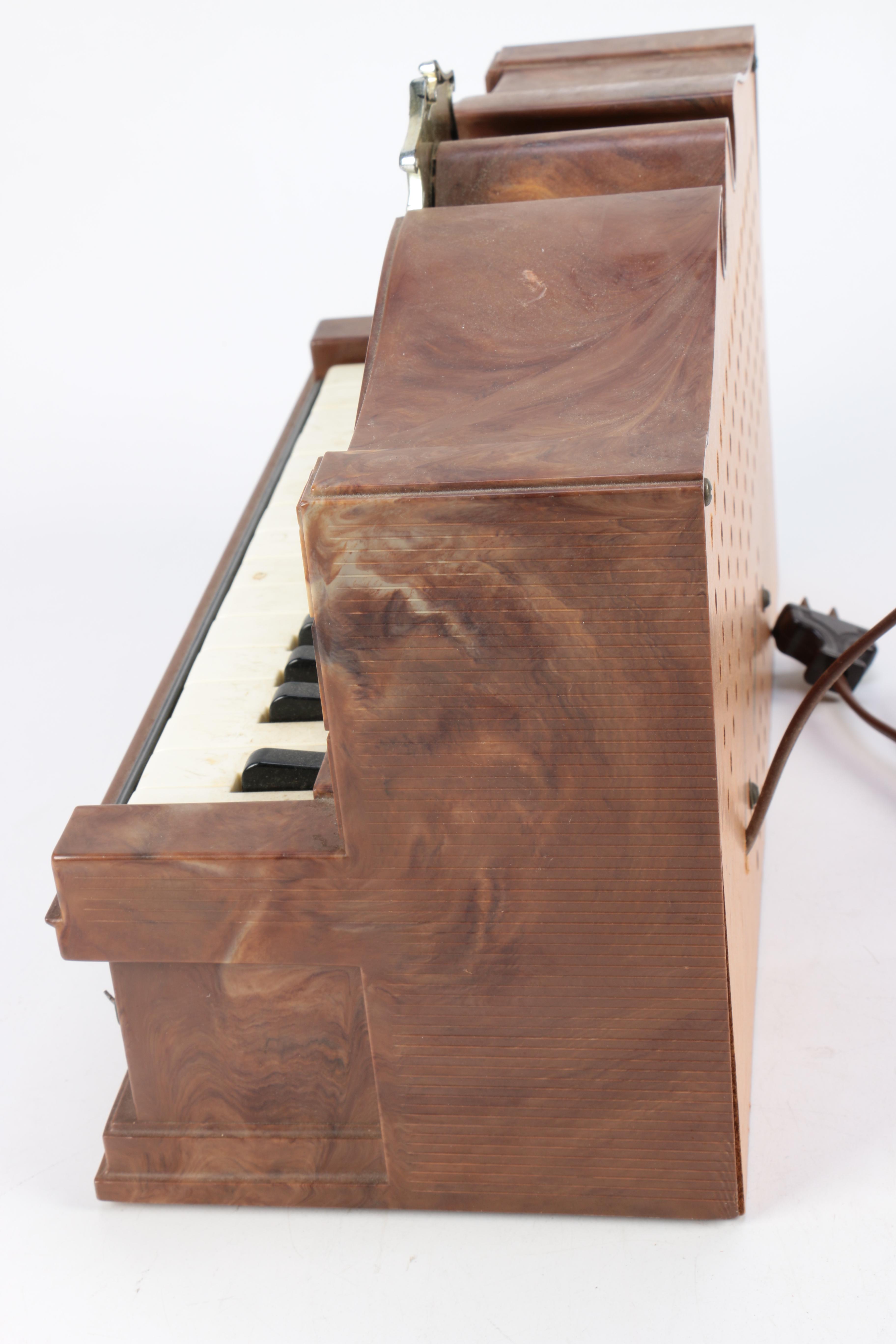 Vintage Emenee Electric Golden Pipe Organ