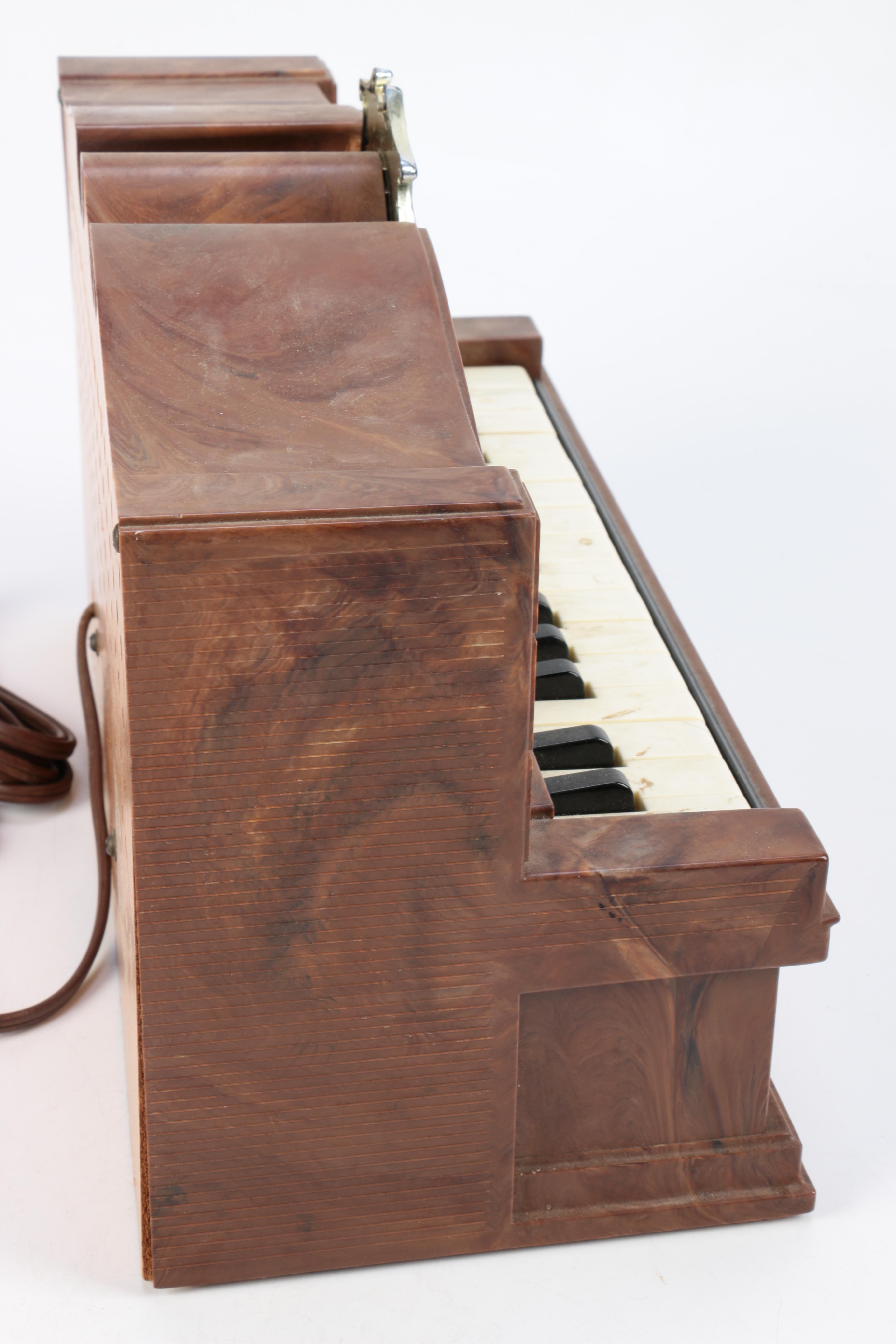 Vintage Emenee Electric Golden Pipe Organ