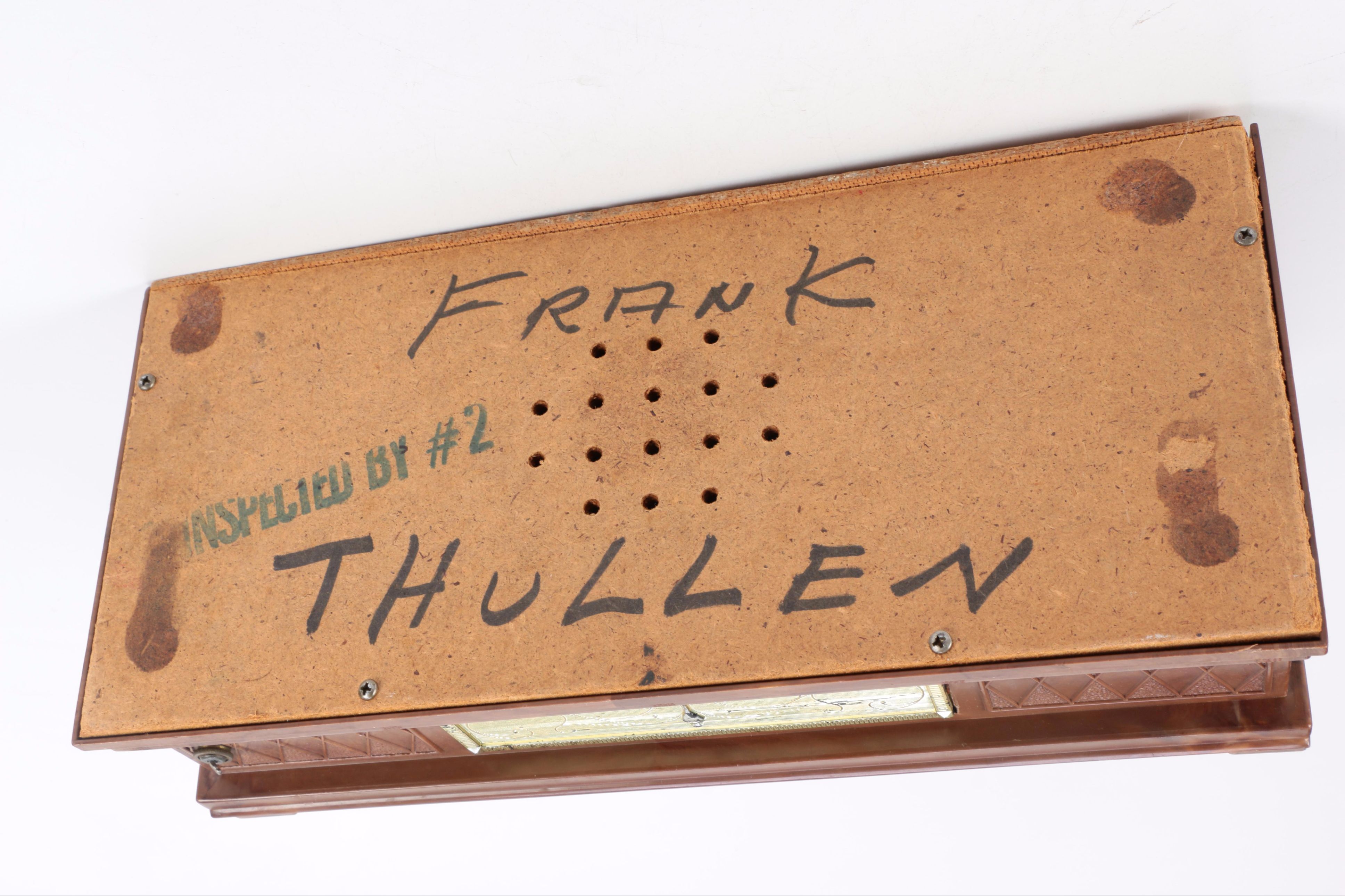 Vintage Emenee Electric Golden Pipe Organ