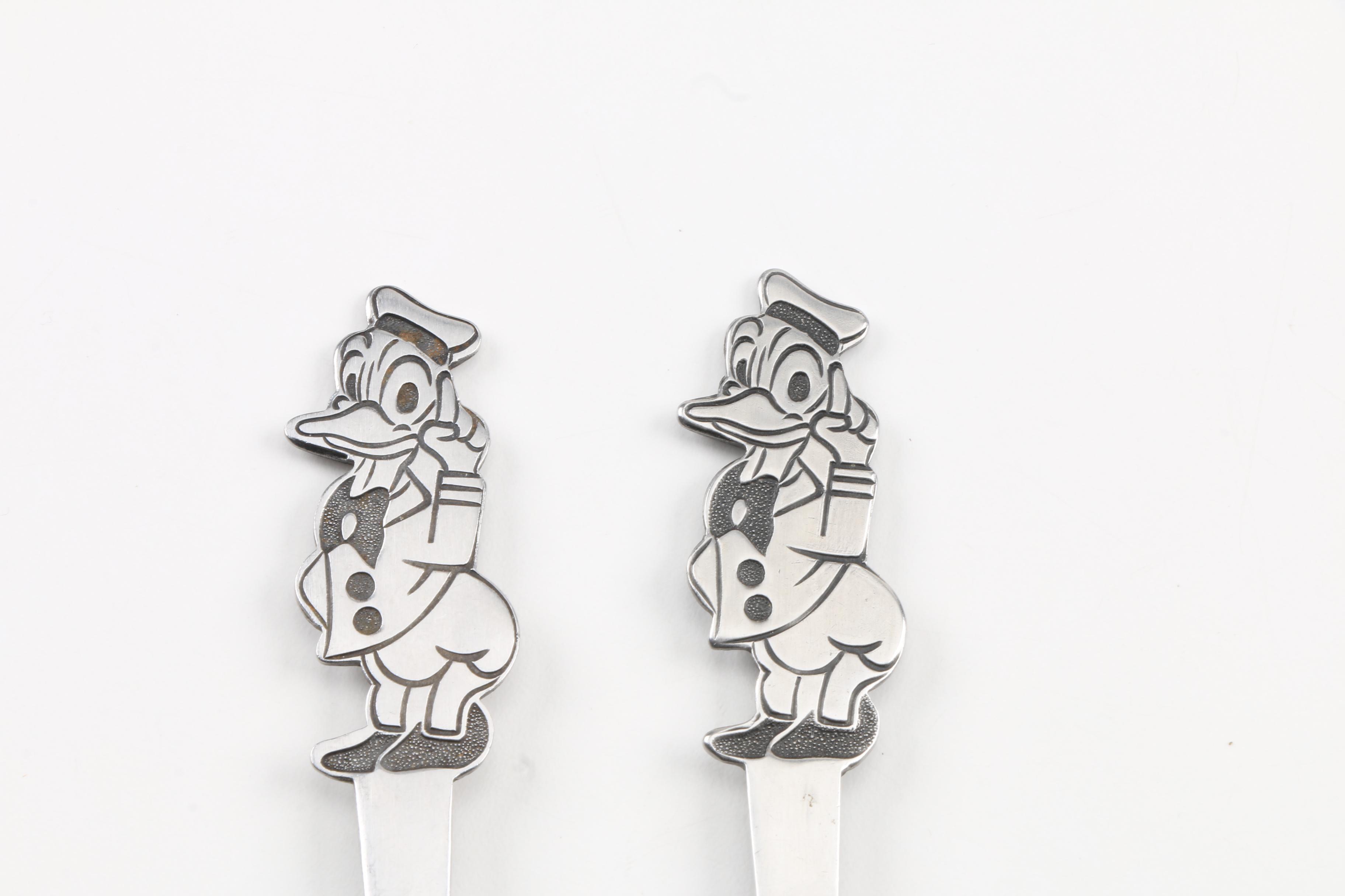 Vintage Stainless Steel Walt Disney Youth Flatware