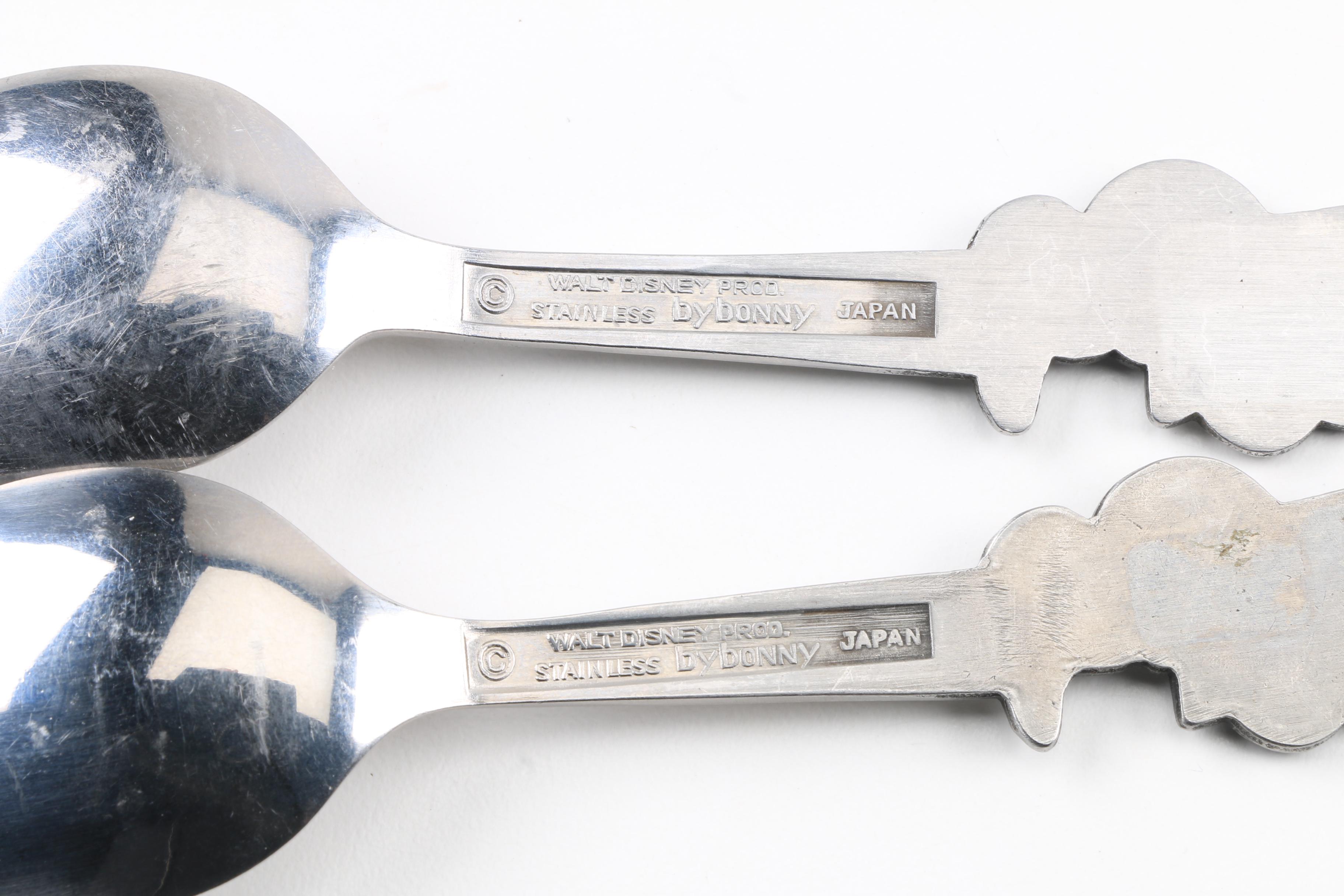 Vintage Stainless Steel Walt Disney Youth Flatware