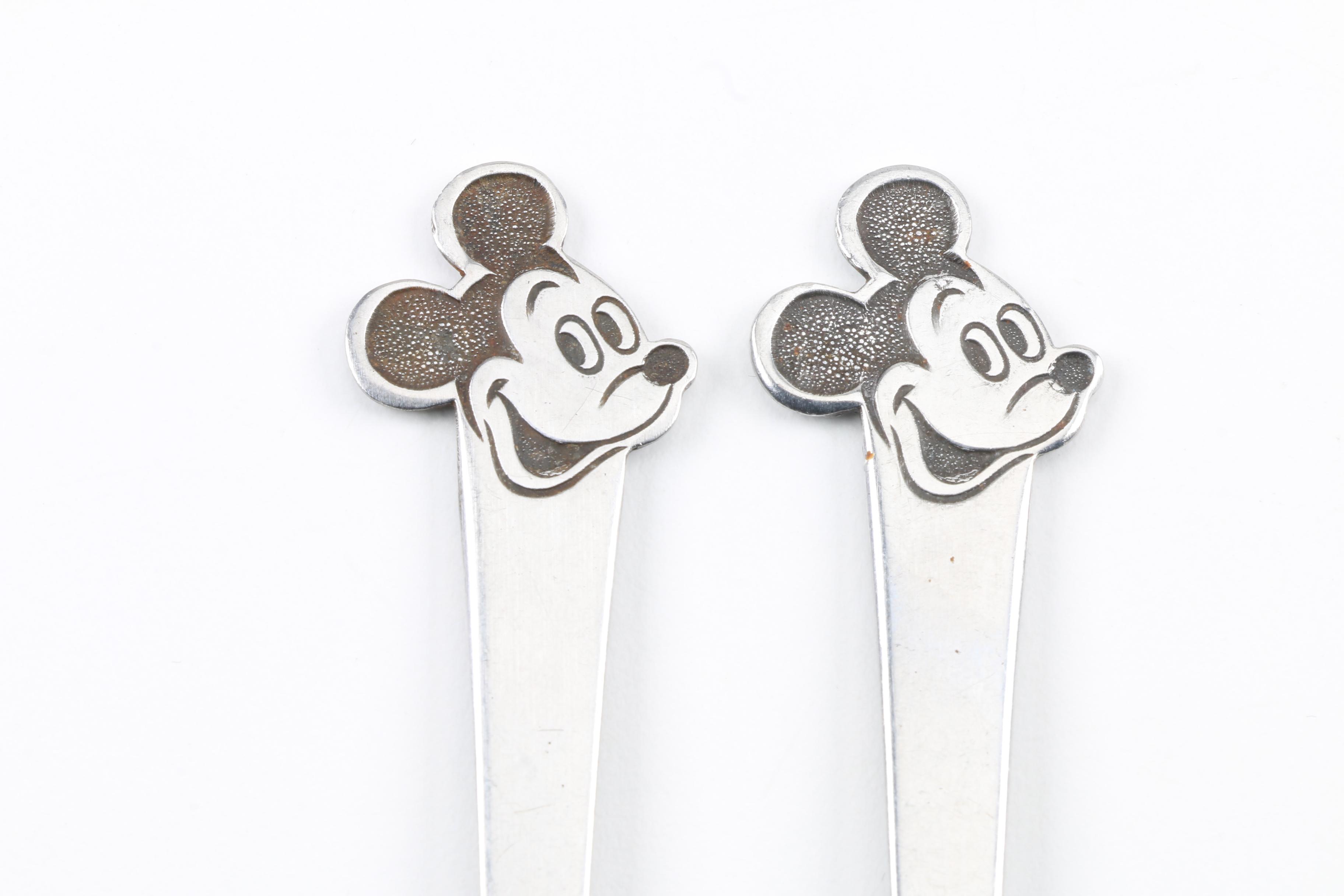 Vintage Stainless Steel Walt Disney Youth Flatware