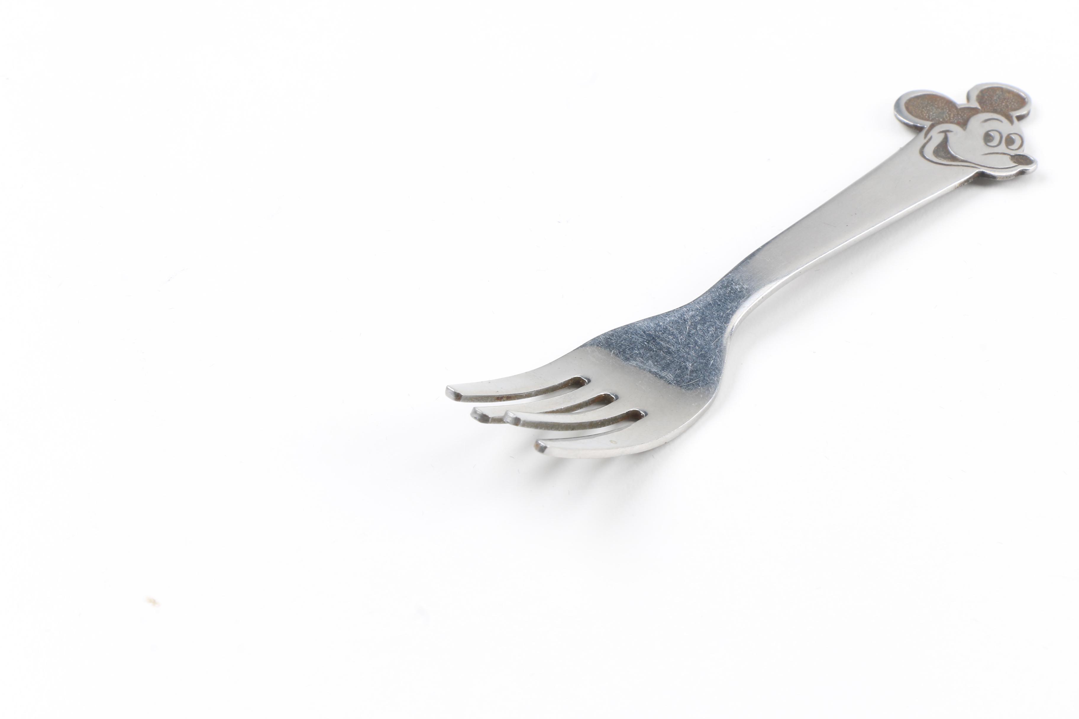 Vintage Stainless Steel Walt Disney Youth Flatware