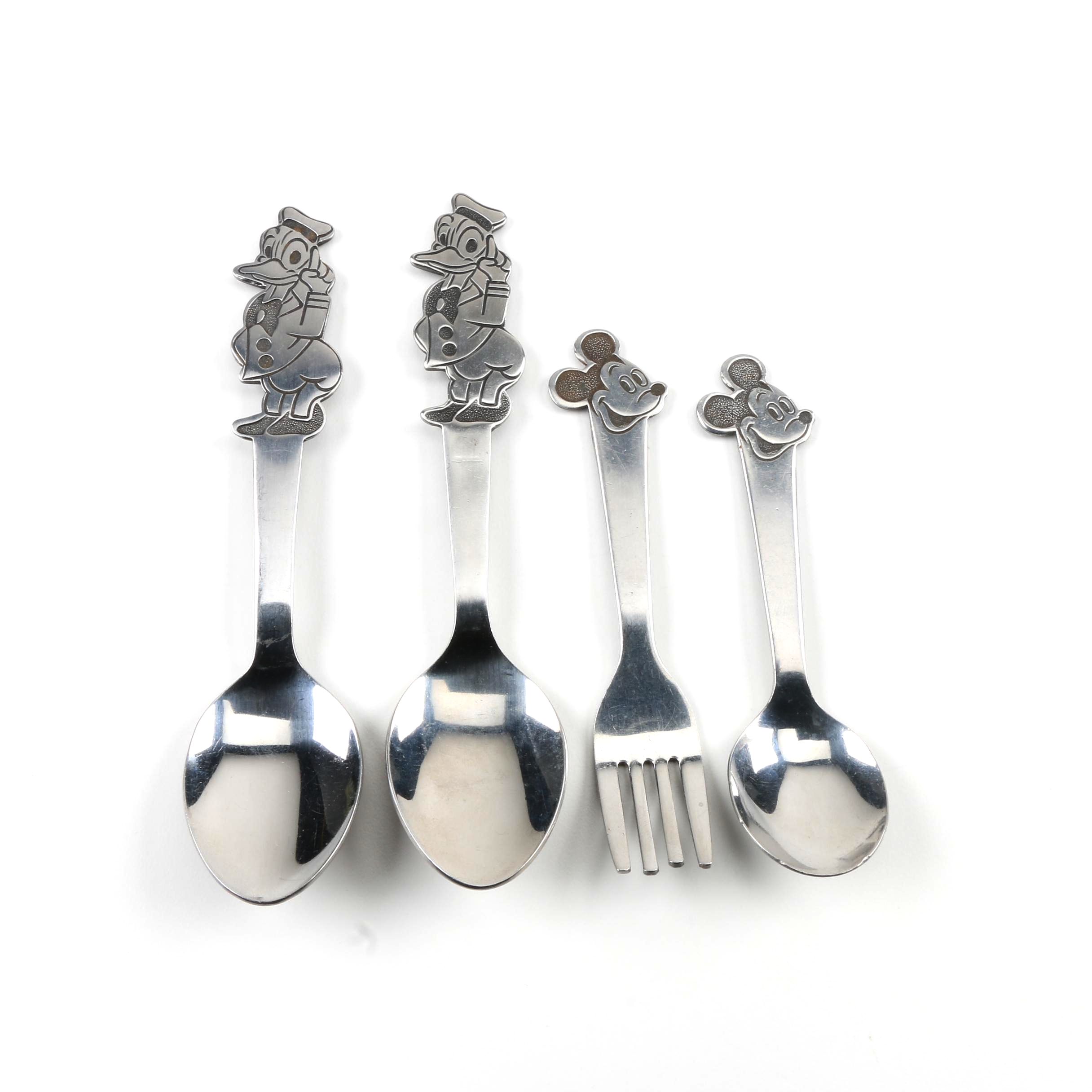 Vintage Stainless Steel Walt Disney Youth Flatware