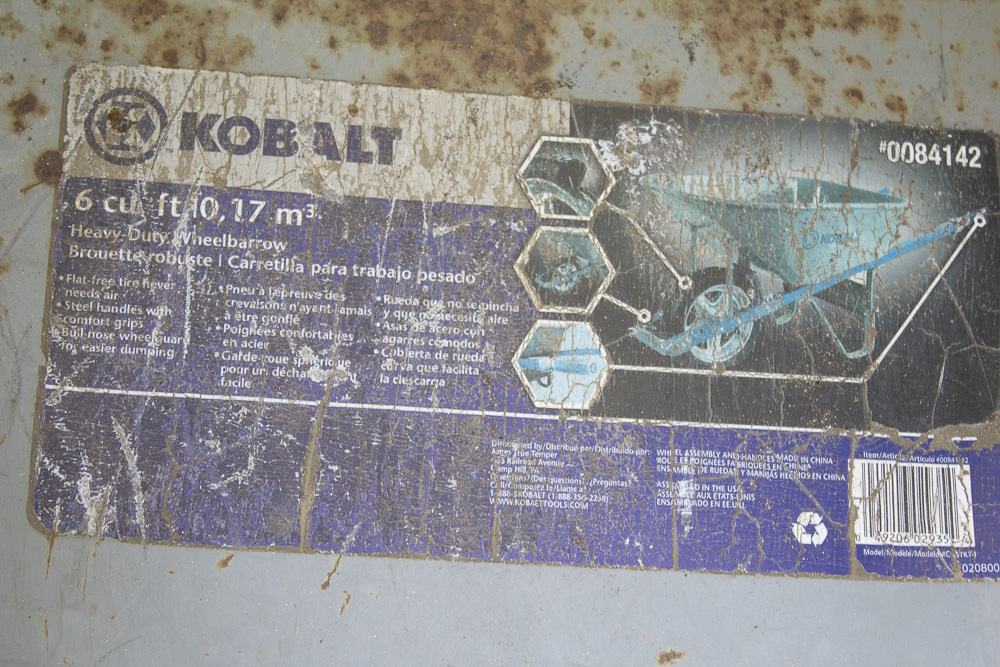 Kobalt Steel Wheelbarrow