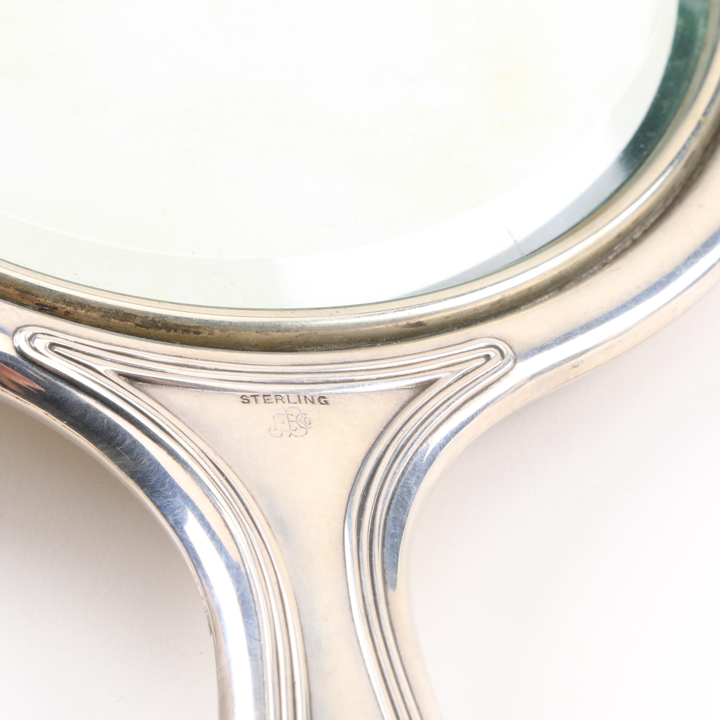 Vintage James E. Blake Co. Sterling Silver Vanity Set