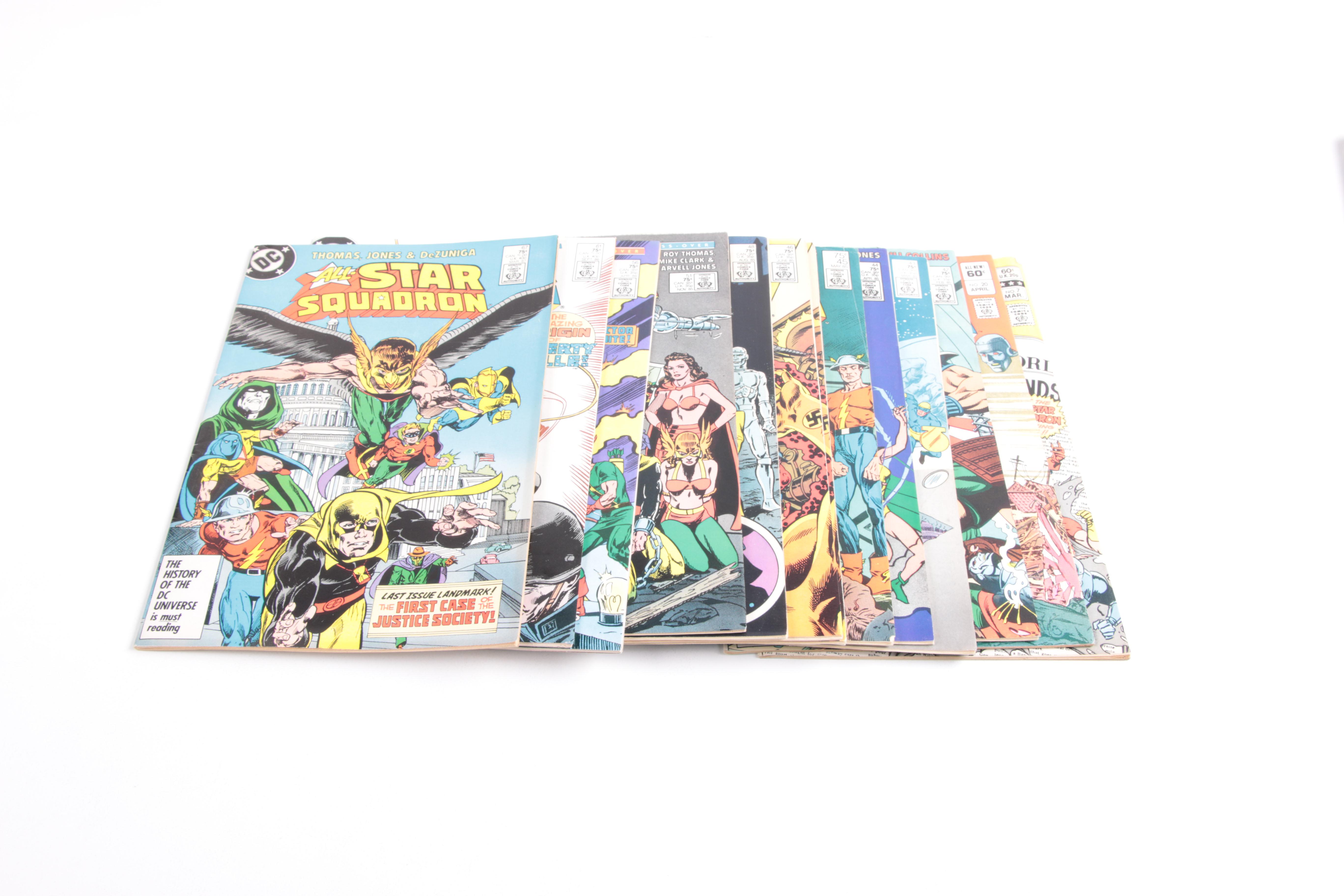 "Booster Gold", "Star Squadron" and Other Modern Age DC Comics