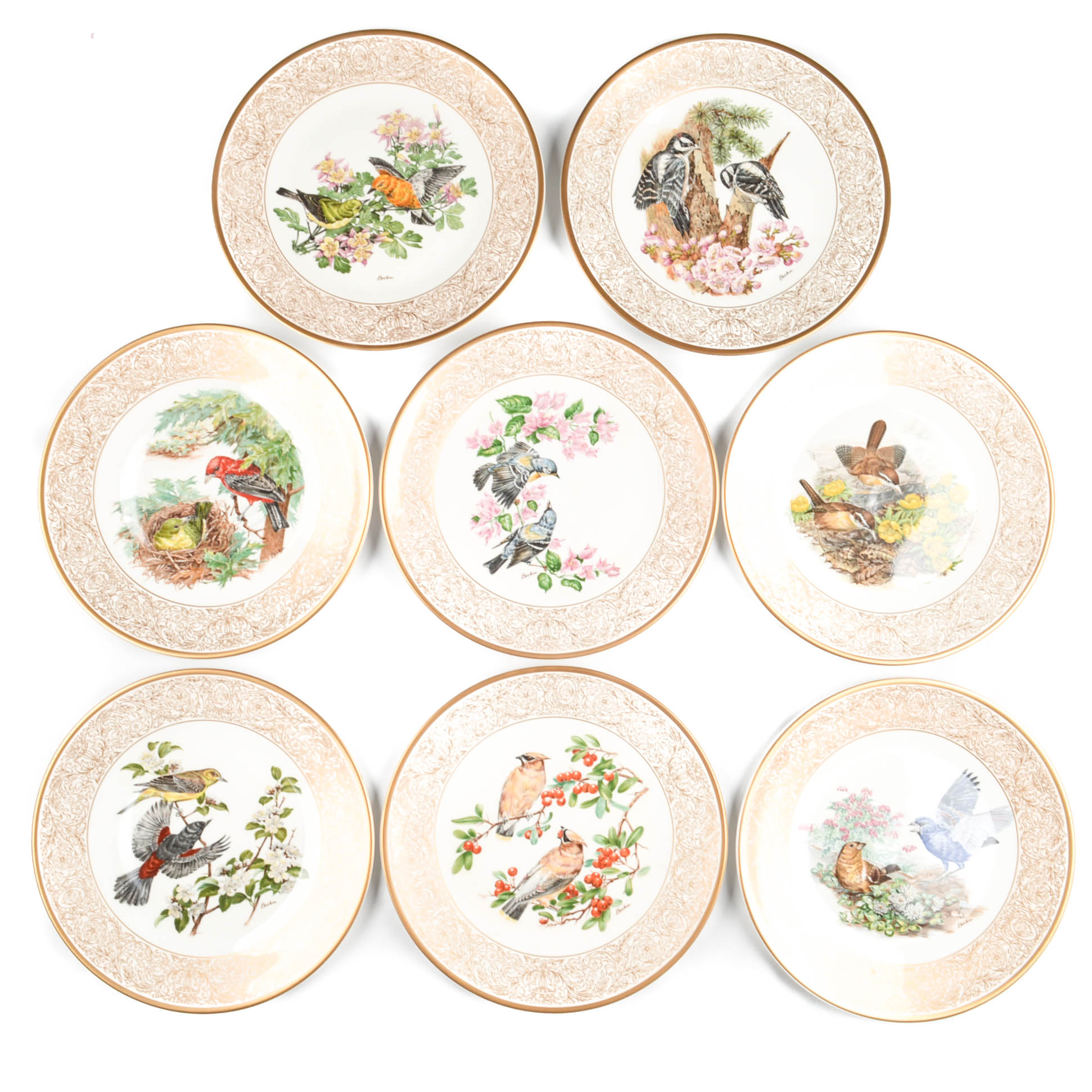 Boehm "Woodland Birds Of America" Plate Collection