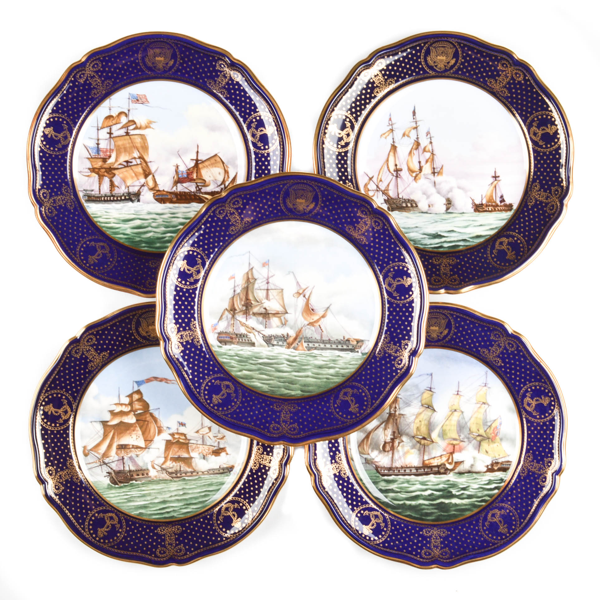 Spode "United States Maritime Naval Engagements of the War of 1812" Plate Series