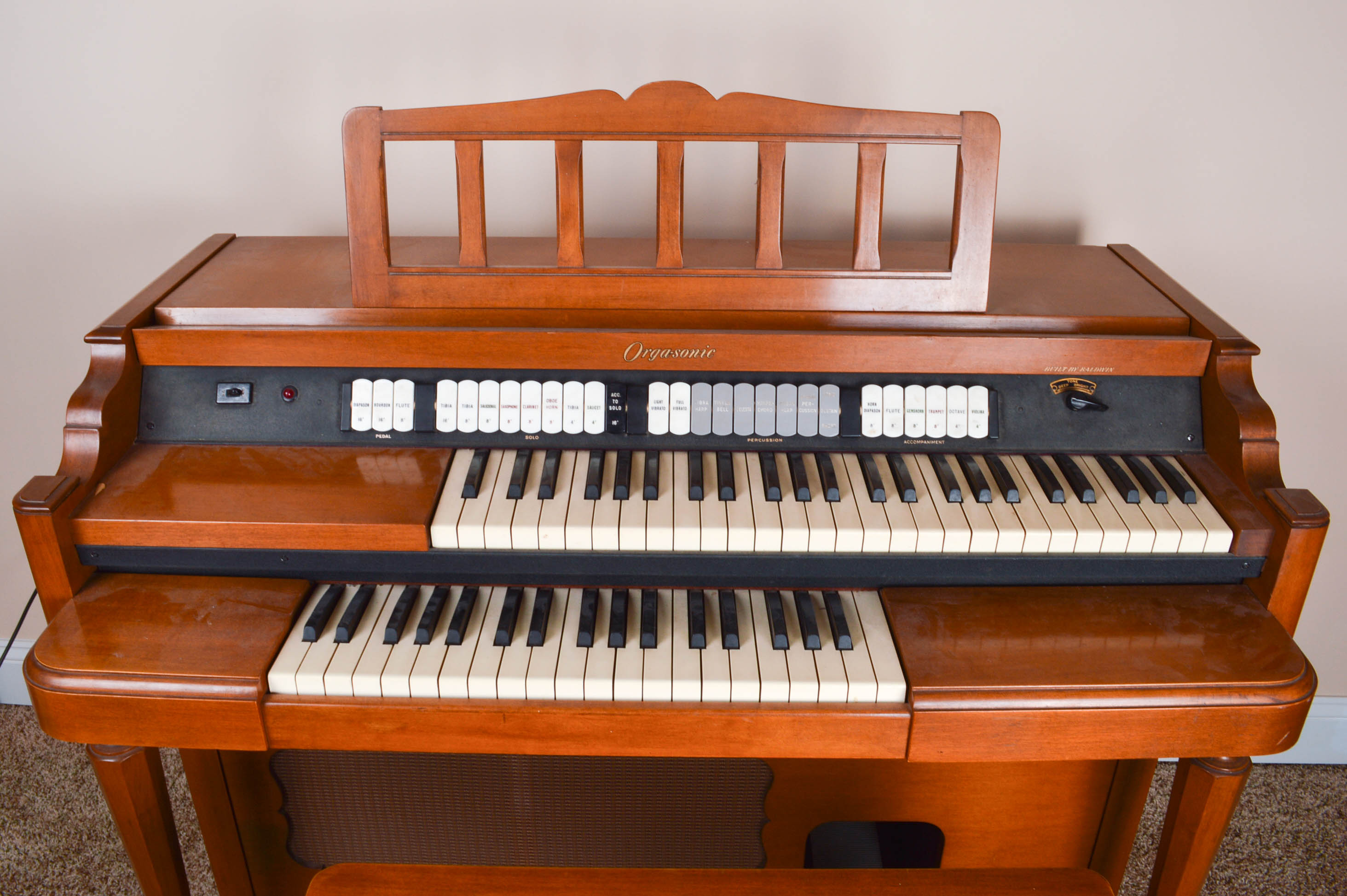 Baldwin Orga-sonic Electric Spinet Organ and Bench