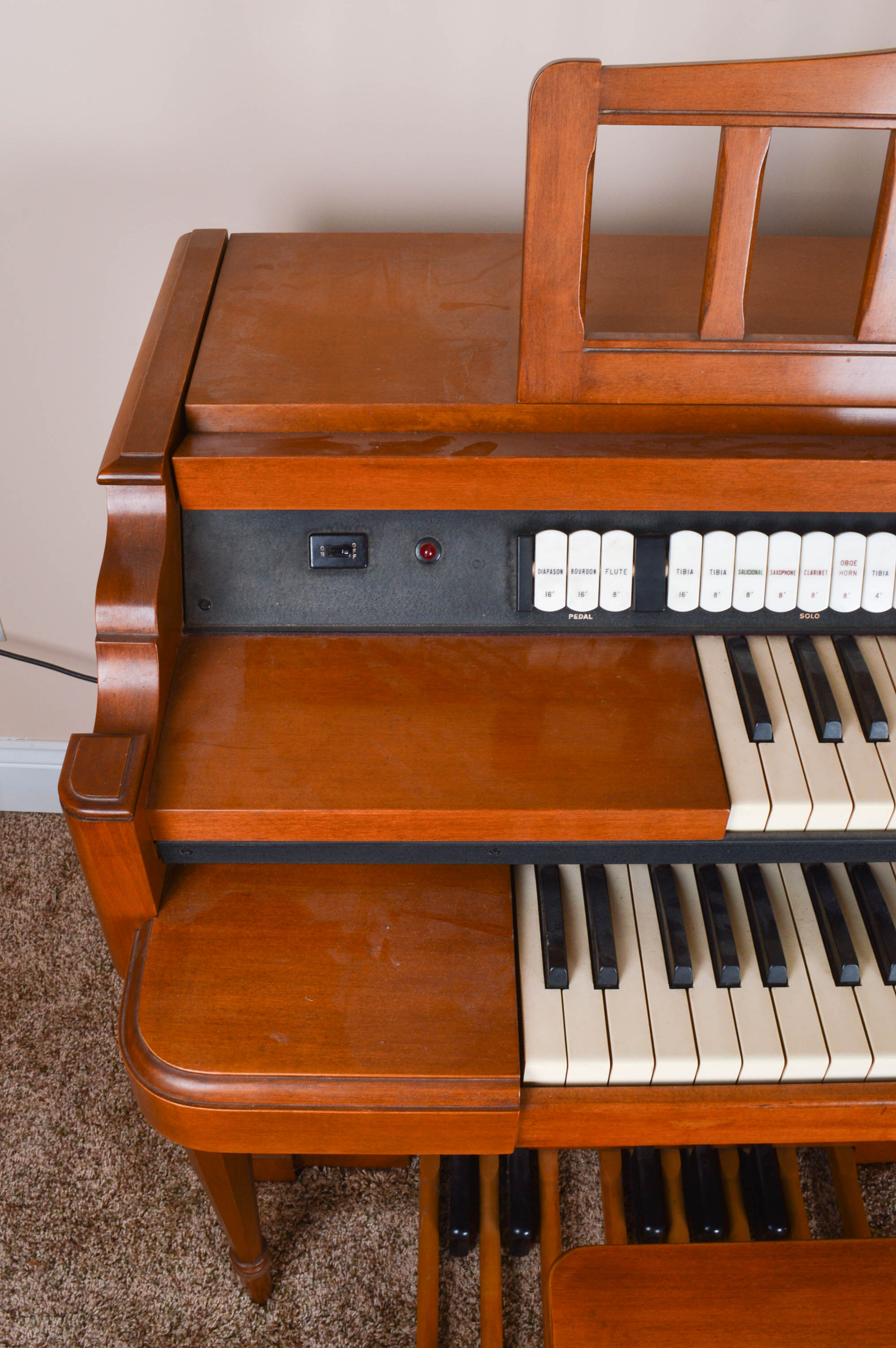 Baldwin Orga-sonic Electric Spinet Organ and Bench