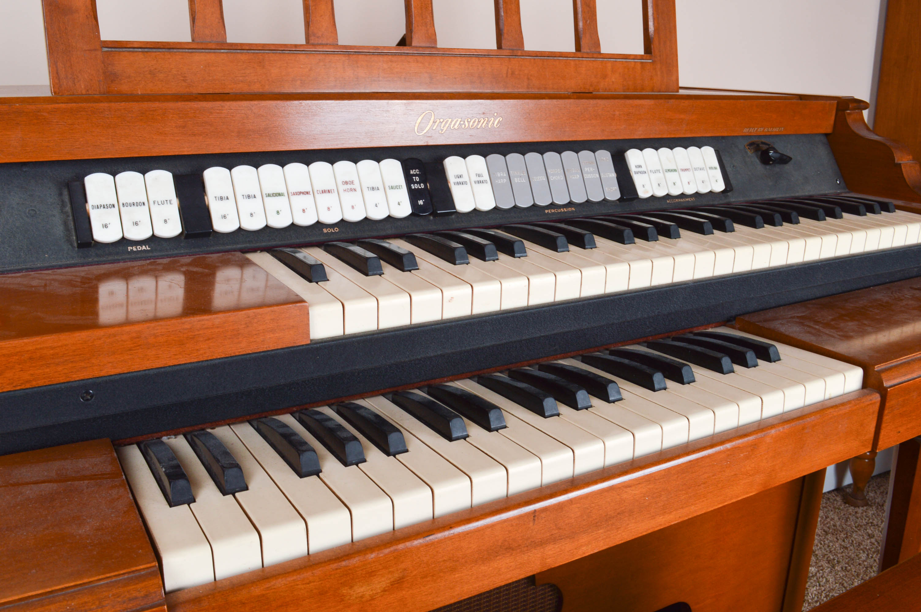 Baldwin Orga-sonic Electric Spinet Organ and Bench