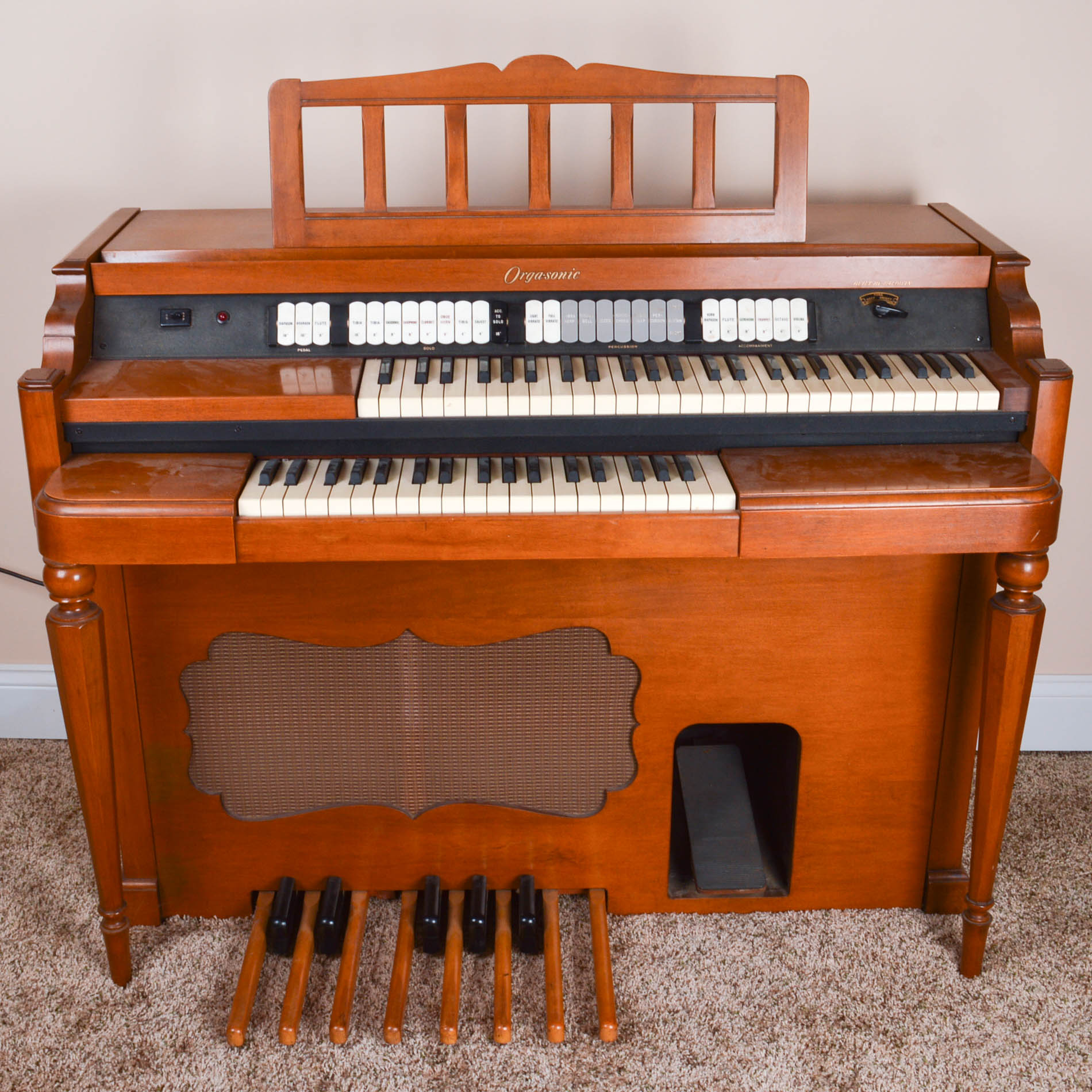 Baldwin Orga-sonic Electric Spinet Organ and Bench