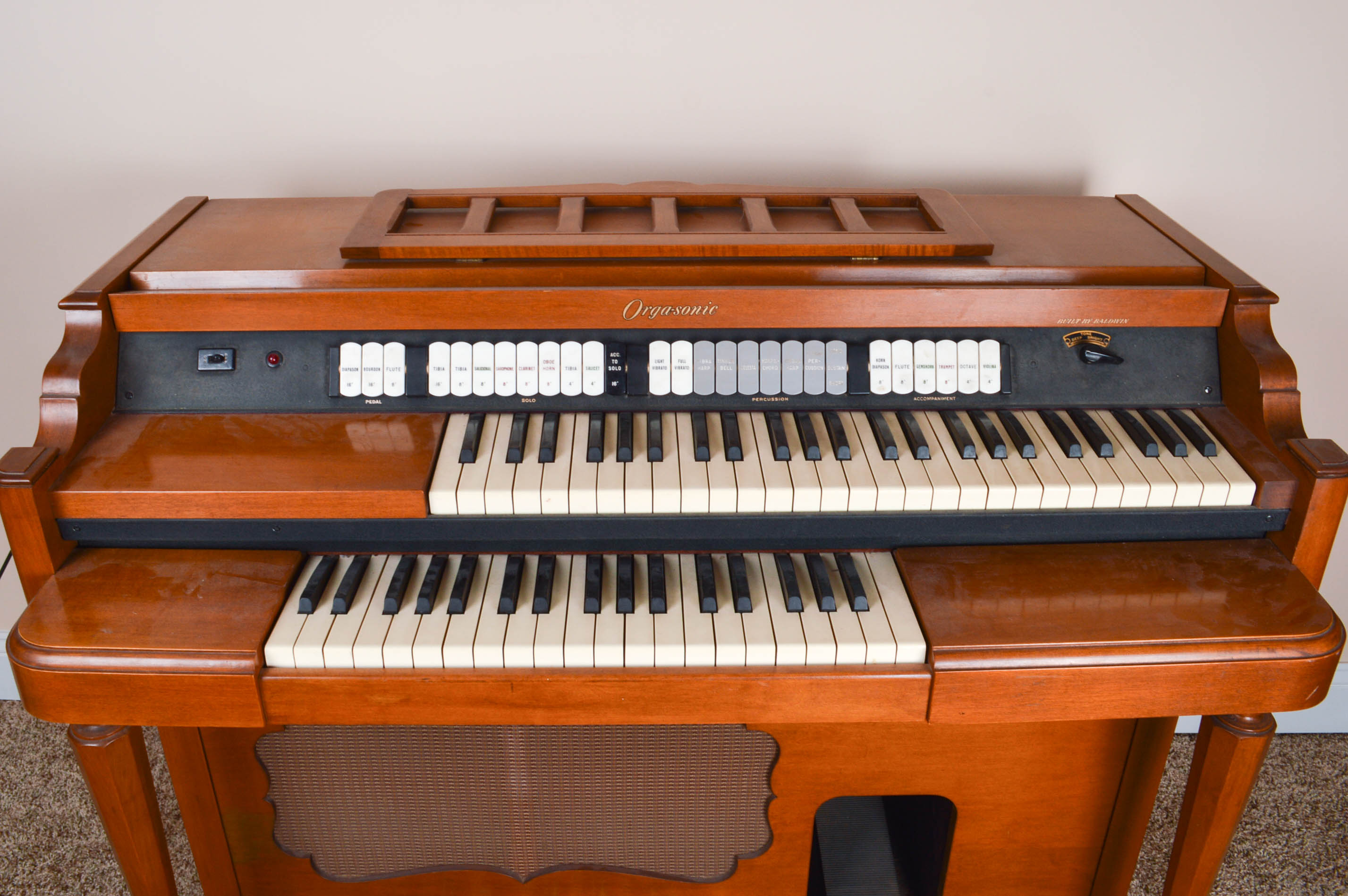 Baldwin Orga-sonic Electric Spinet Organ and Bench